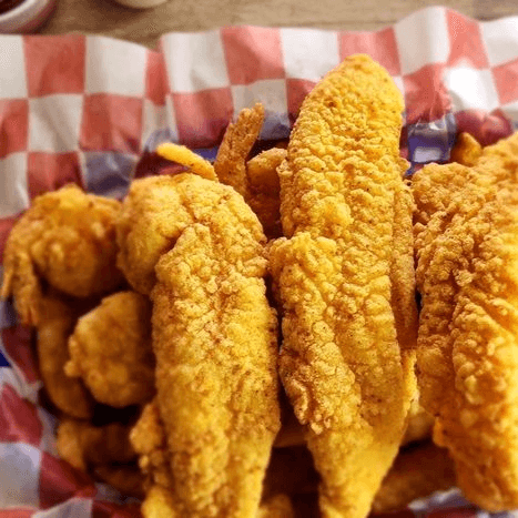 Fried Fish (3) & Shrimp (8) Combo