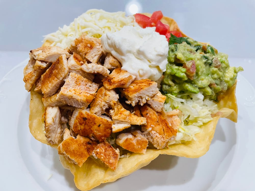 Chicken Tostada Salad