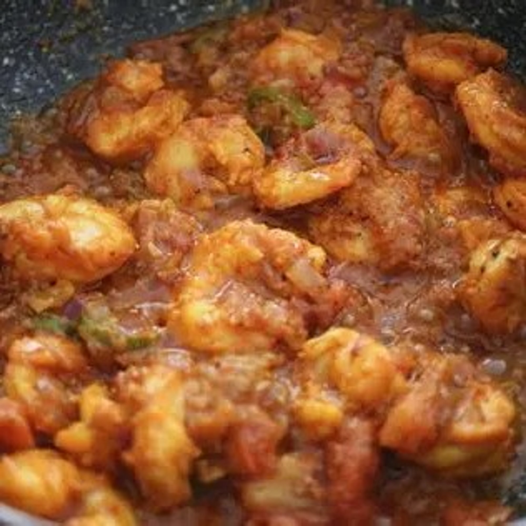 Kadai Shrimp Curry