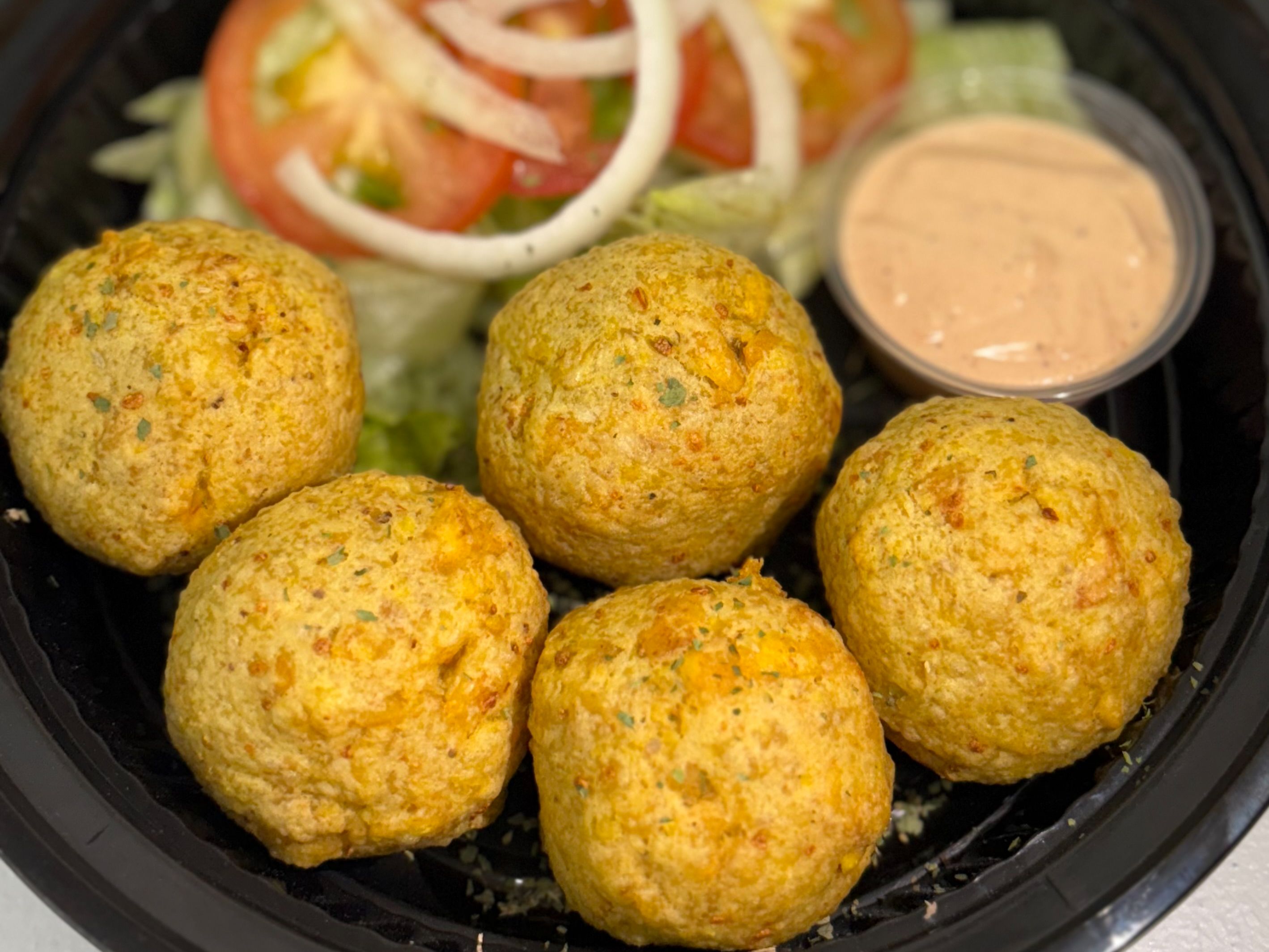 Cheese Mofongo + Pulled Pork