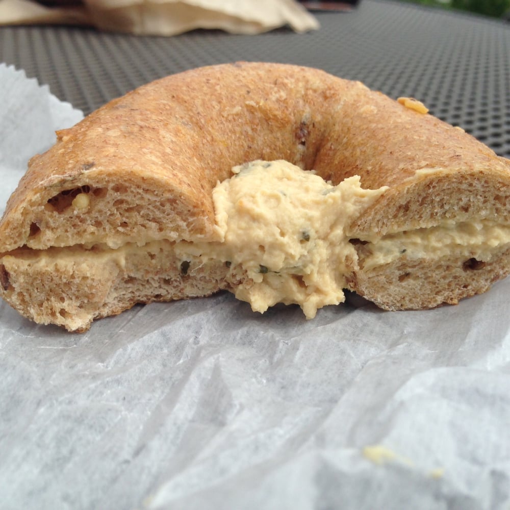 Hummus Bagel