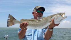 30 inch trophy Trout!! Caught on Fish On Guide Service! your  1 private Fishing Guide, Fishing Charter and Fishing Tours provider located in Corpus Christi, Texas.