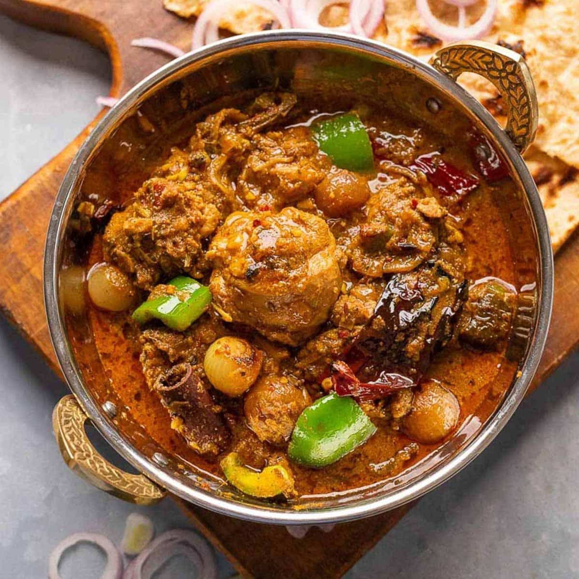 Kadai Chicken (With Rice)