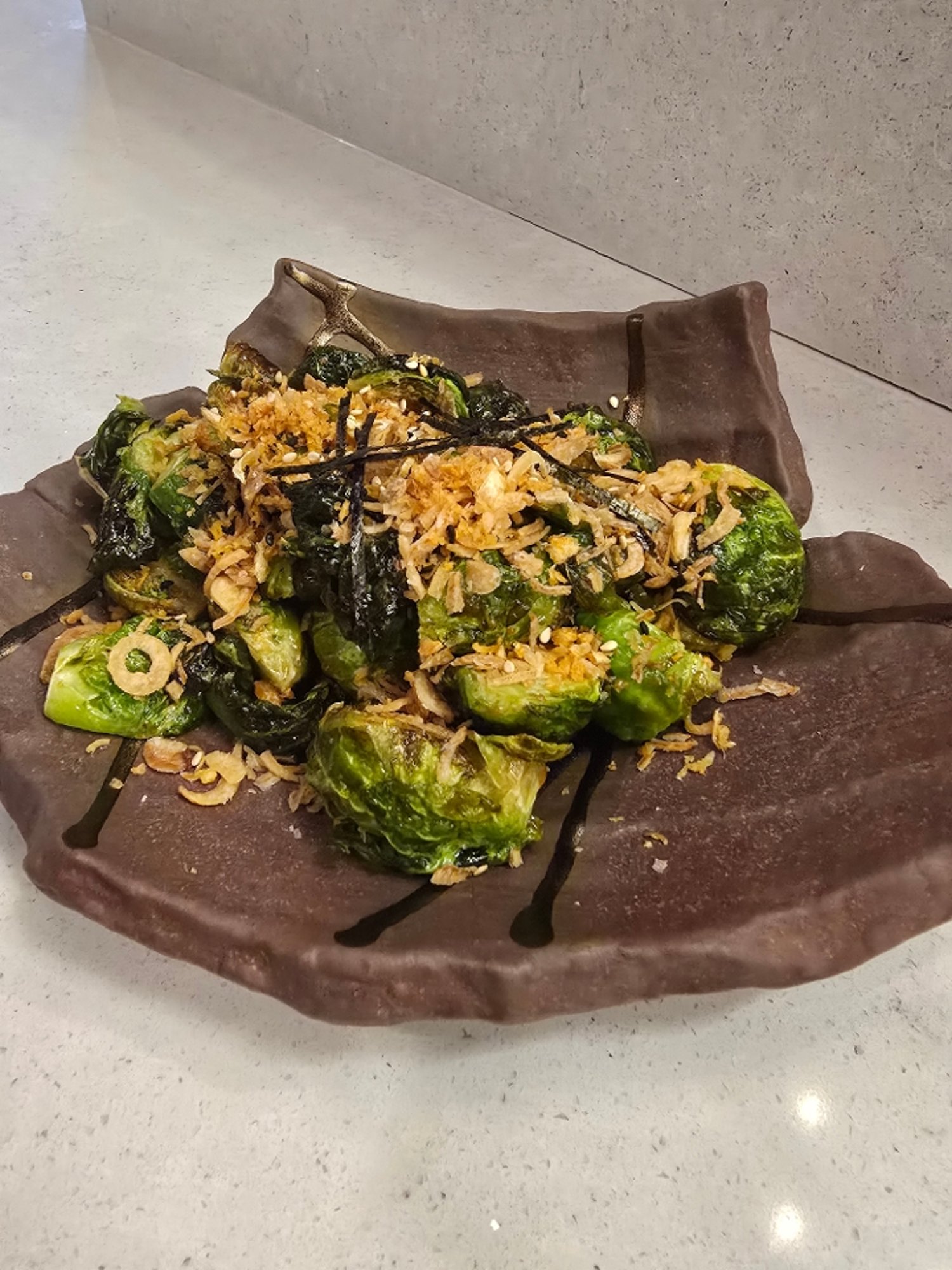Caramelized Brussel Sprout