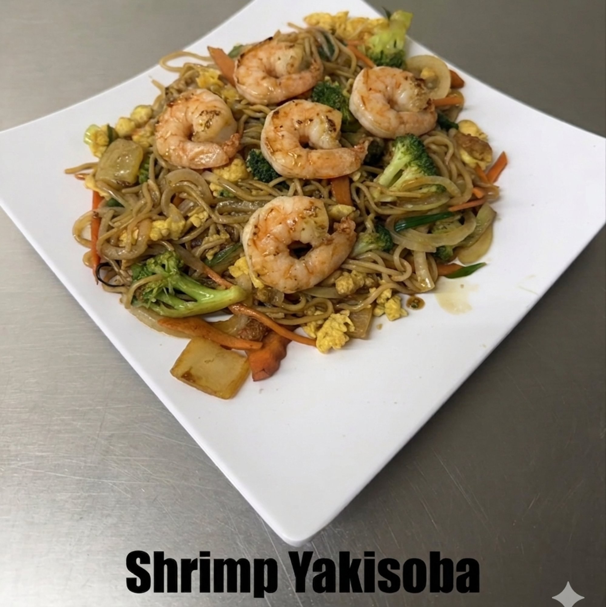 S3. Shrimp Yaki Soba or Yaki Udon