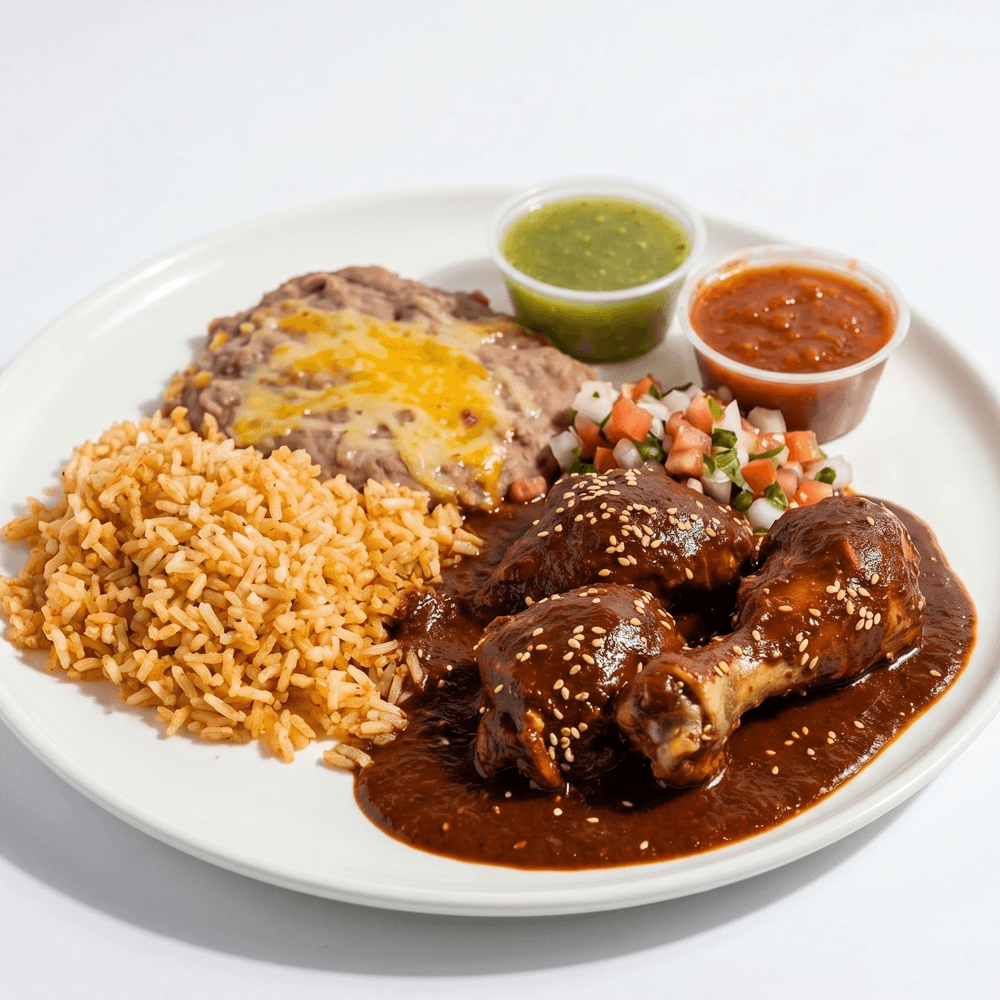 Piernas en Mole Poblano