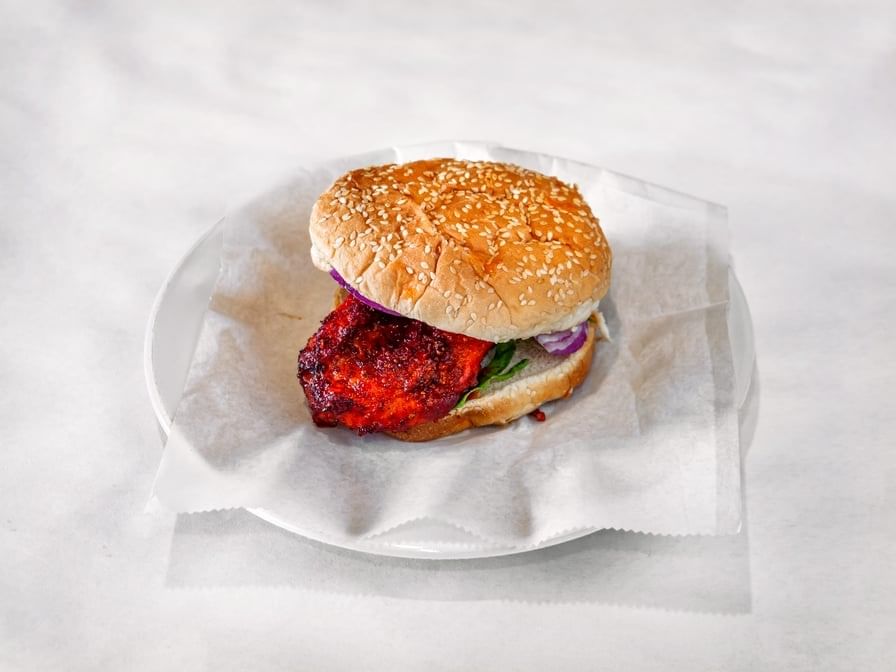 CHICKEN BURGER W/French Fries