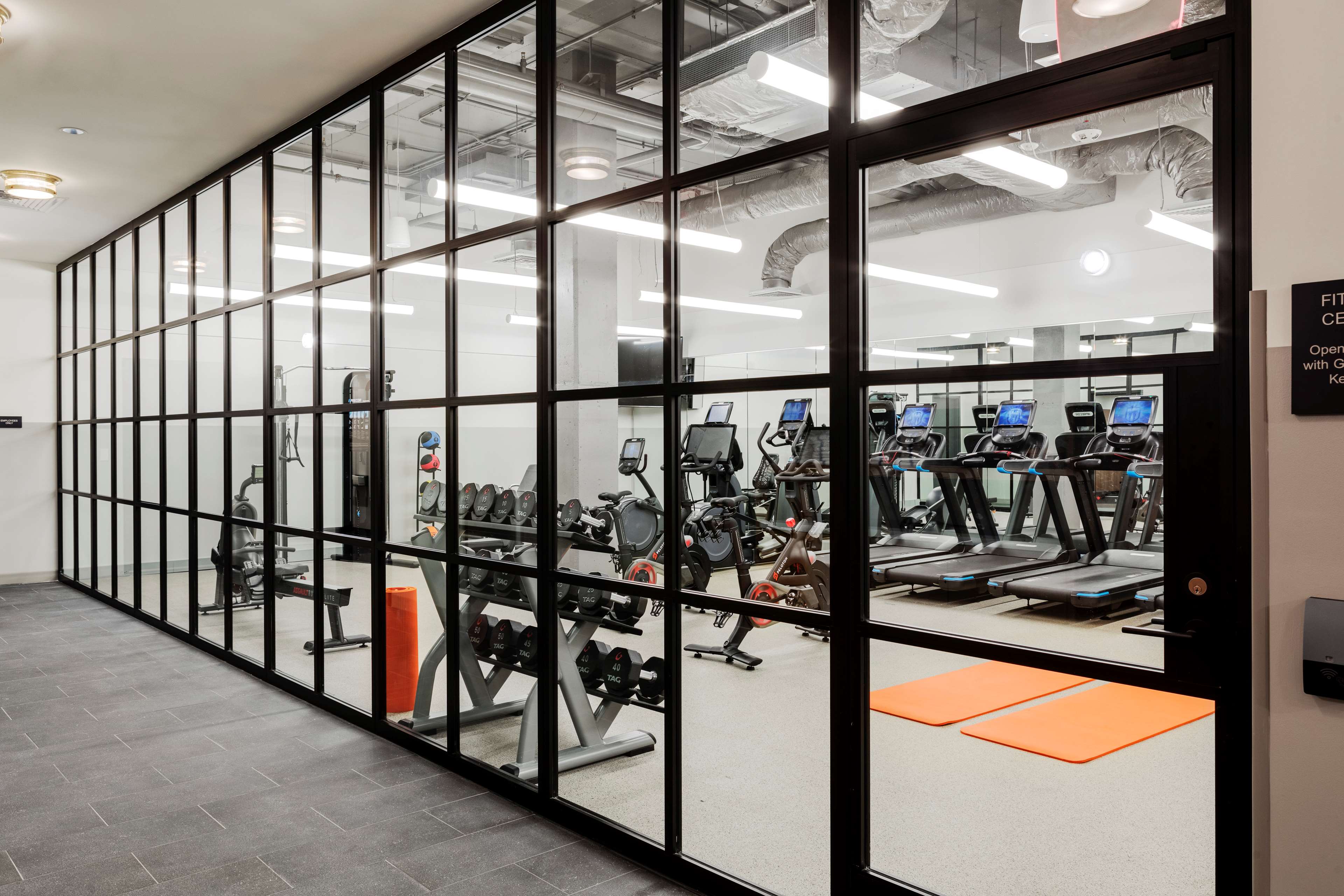 Health club  fitness center  gym