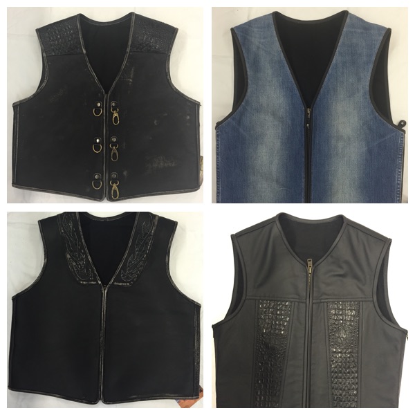 Massanfertigung, Weste, Jacke,Hose,Sattel, Satteltasche,Gürtel.Portmonee