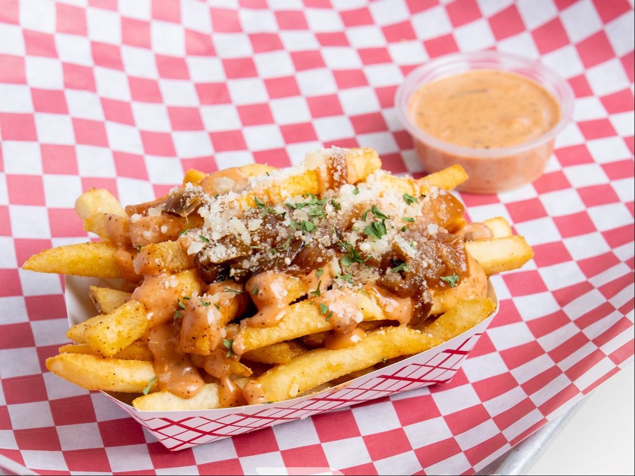 Loaded Parmesan Fries