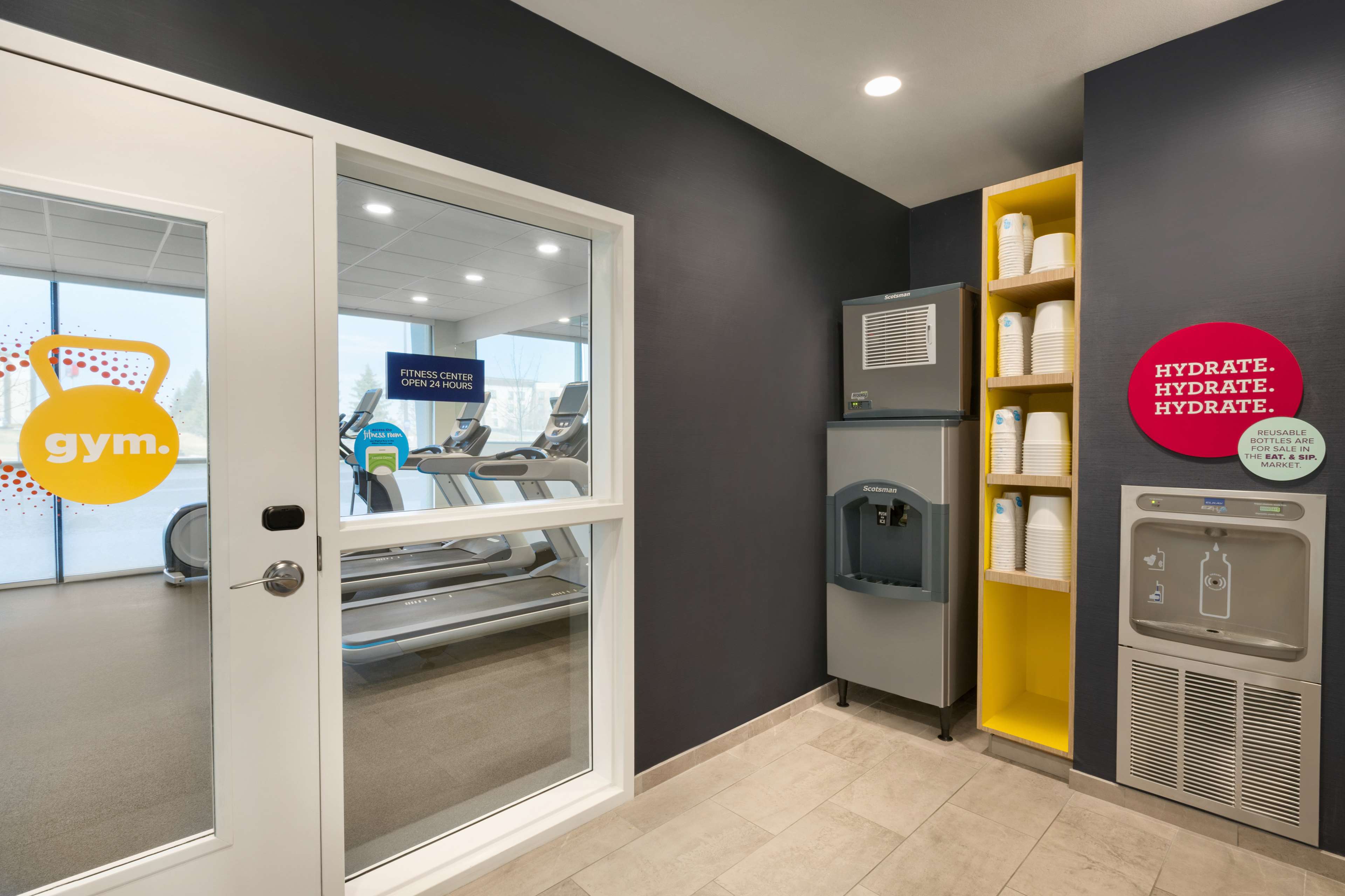 Health club  fitness center  gym