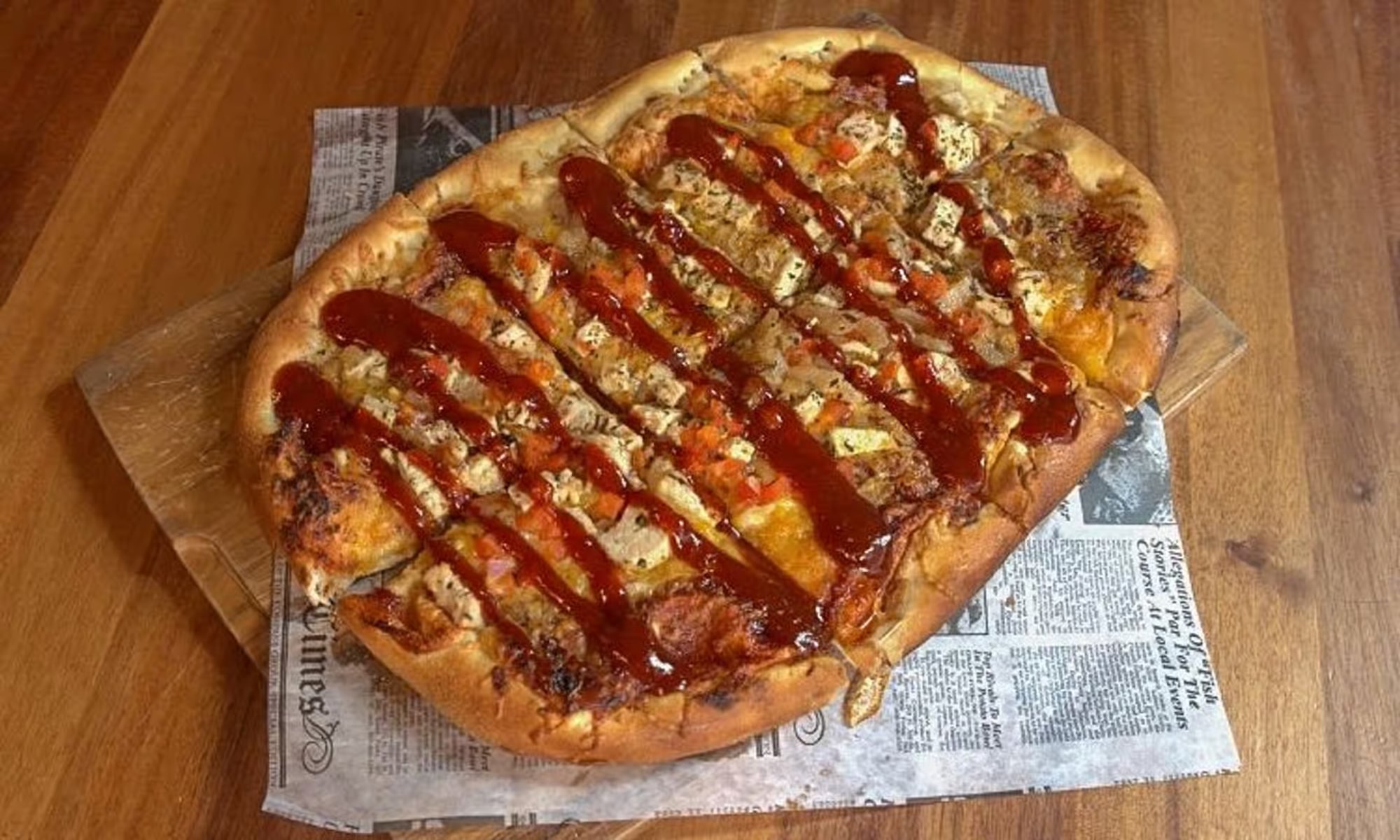 BBQ Chicken Pizza Platter