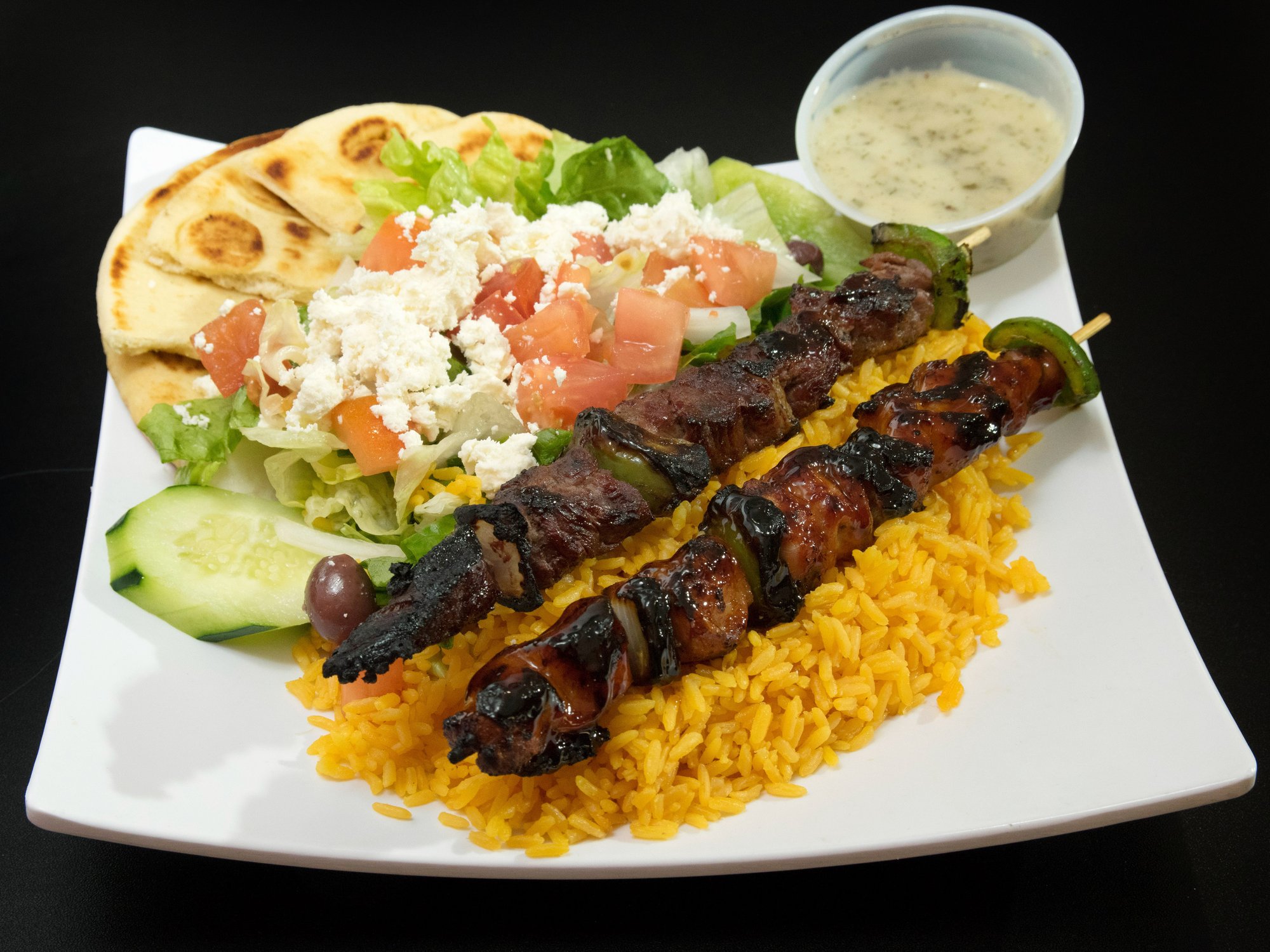 Beef Kabob Plate