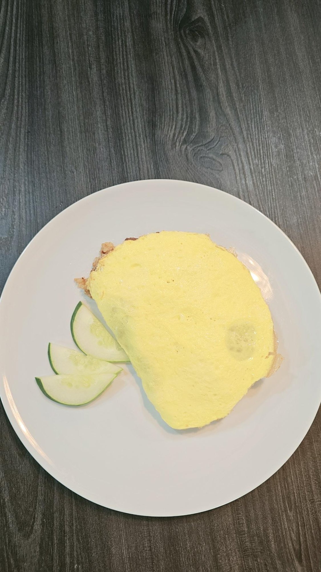 Adobo Fried Rice Omelette