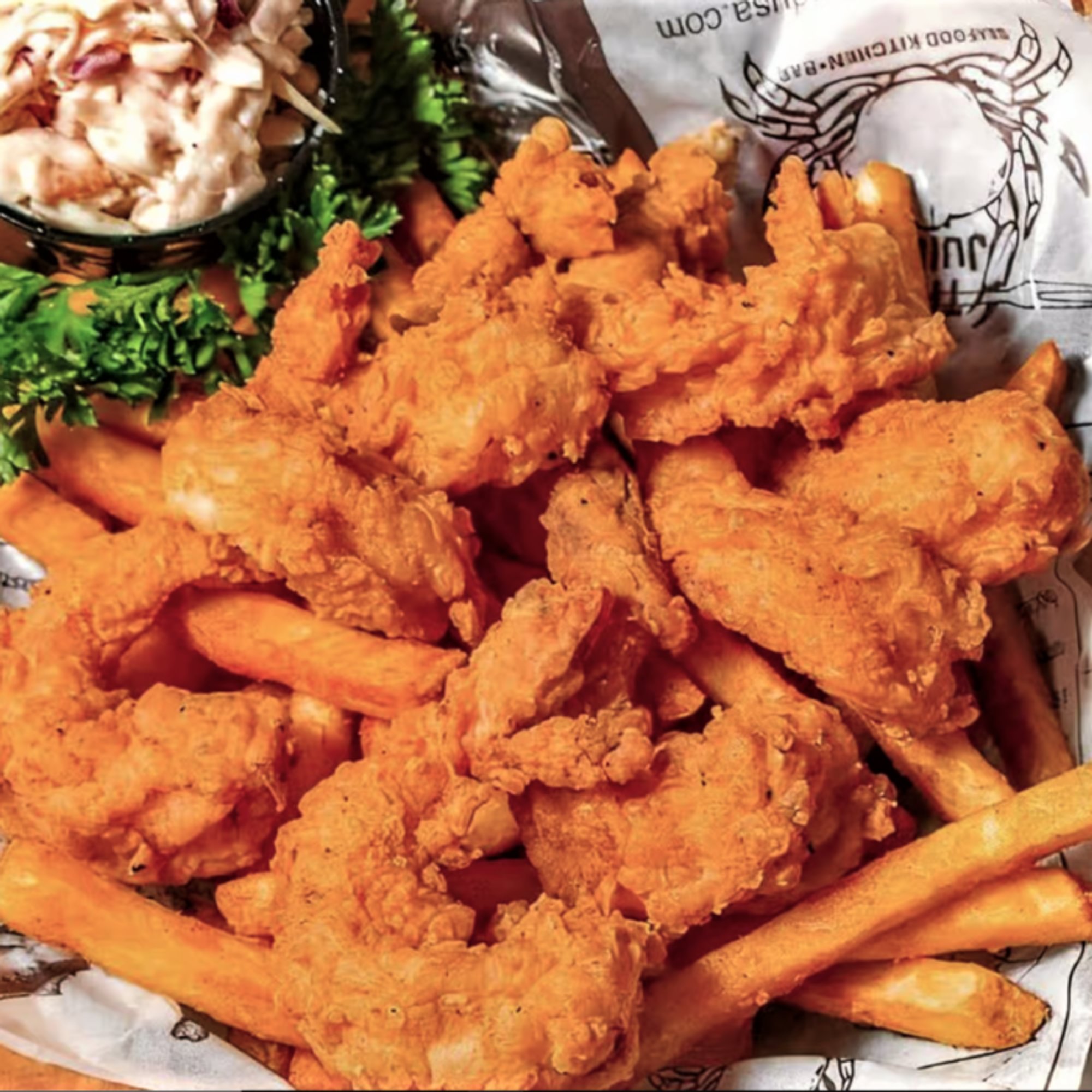 Fried Shrimp Basket (8)