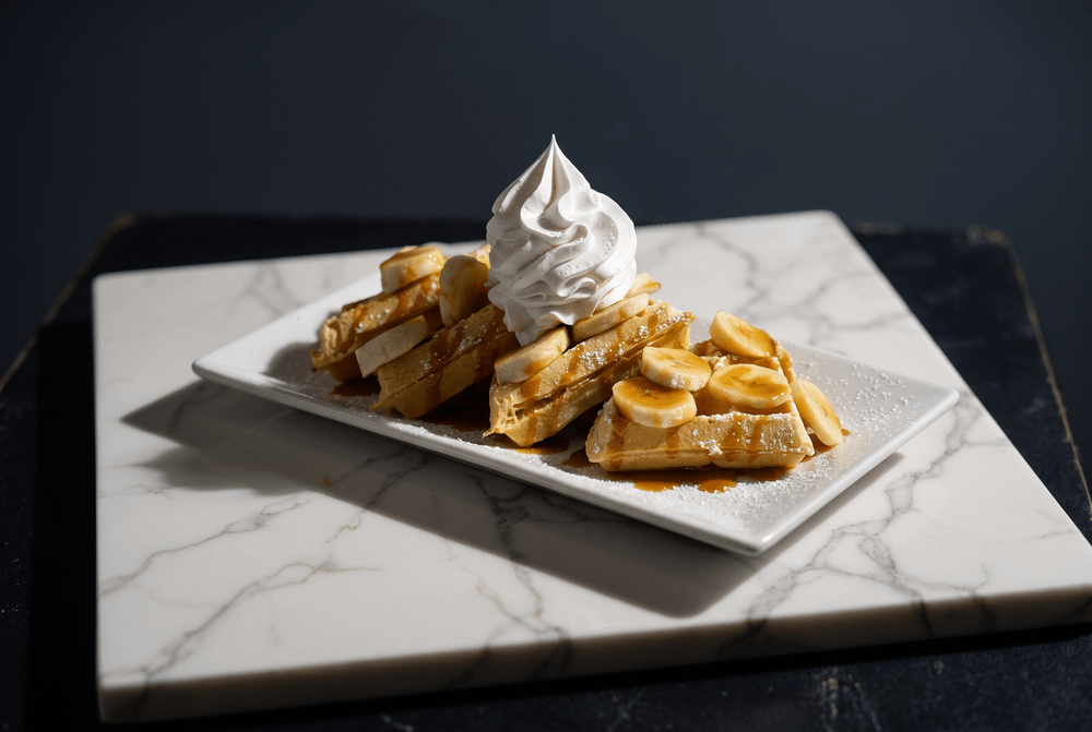 Heartland Waffle with Bananas