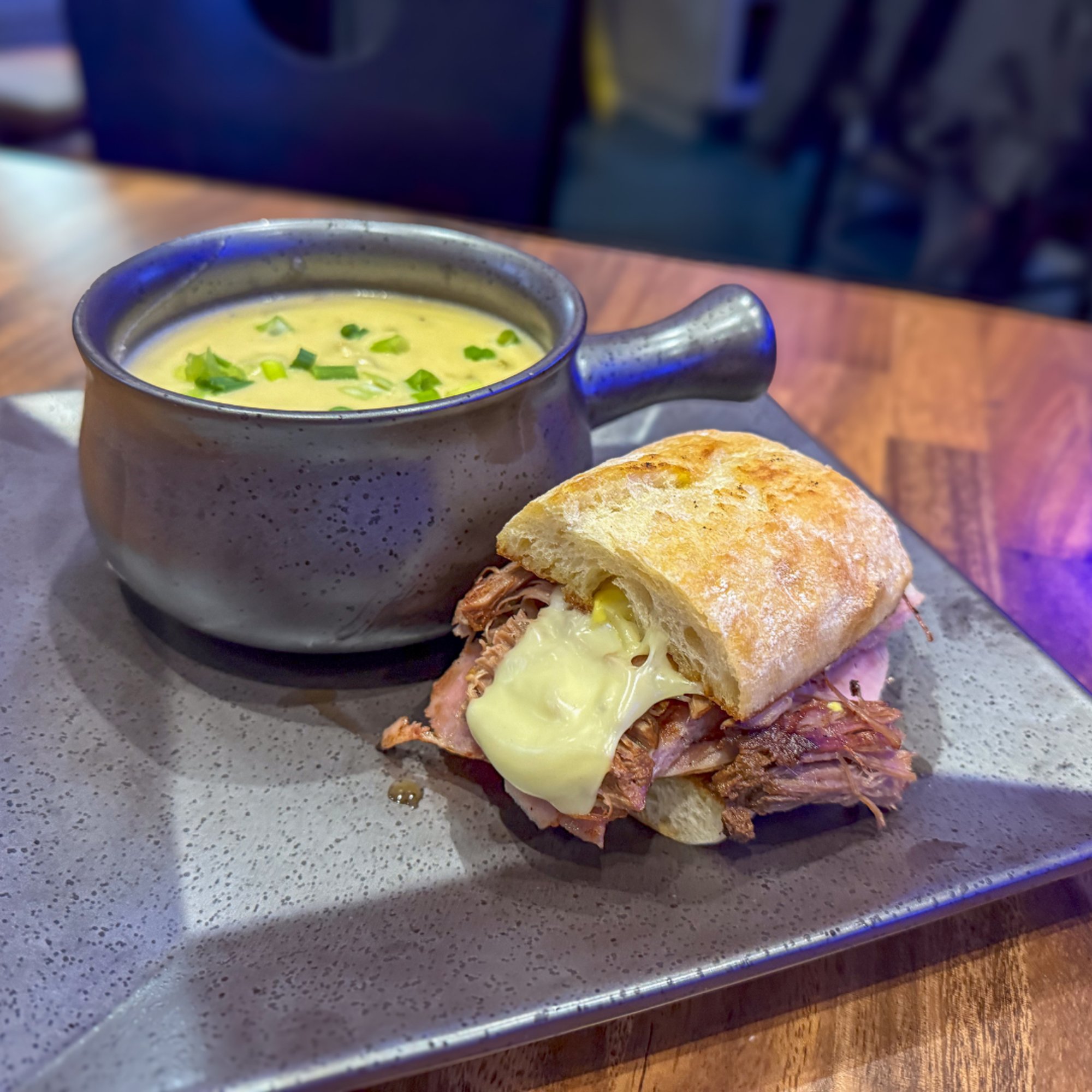 1/2 Cuban with Soup or Salad