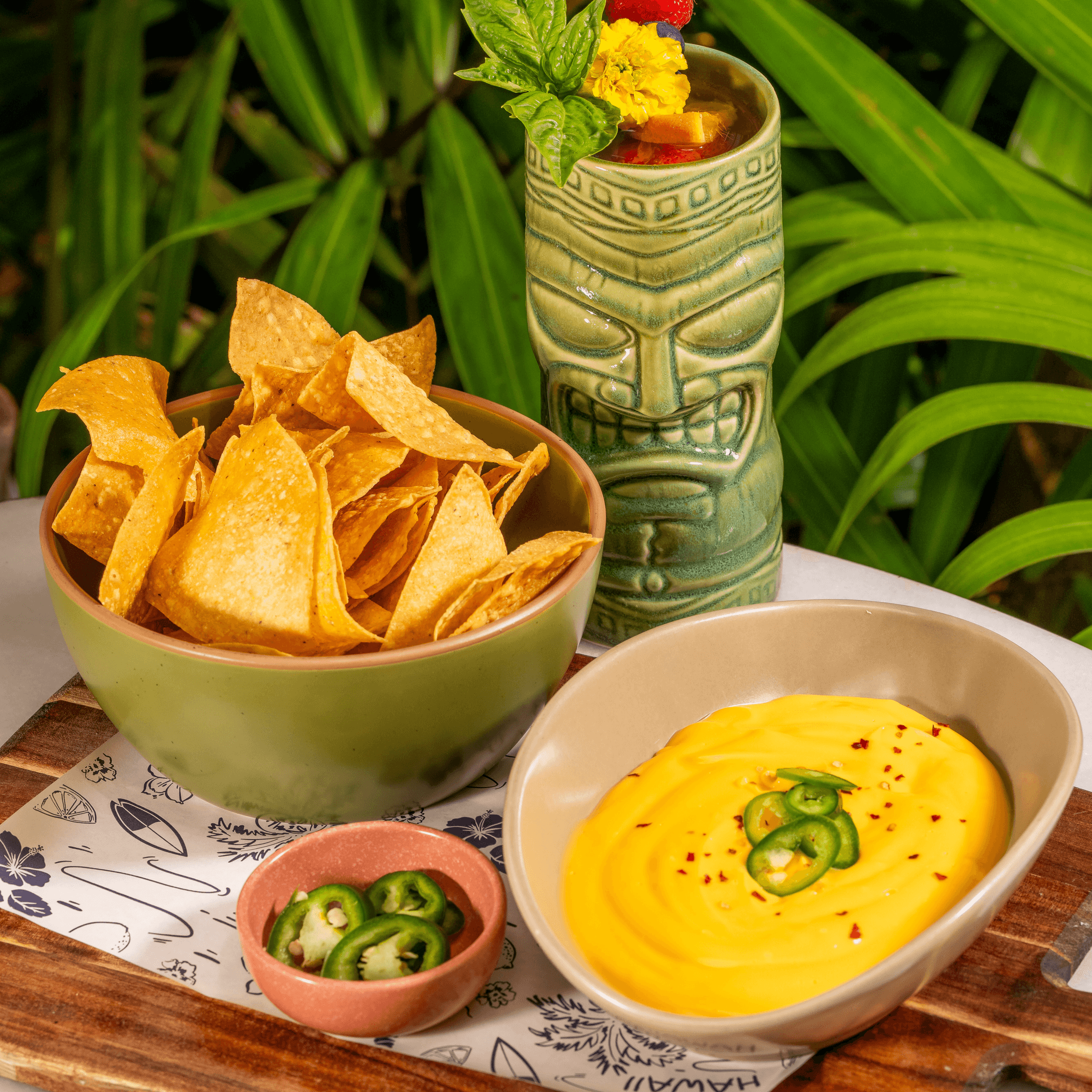 Mexican Queso N' Chips to Share