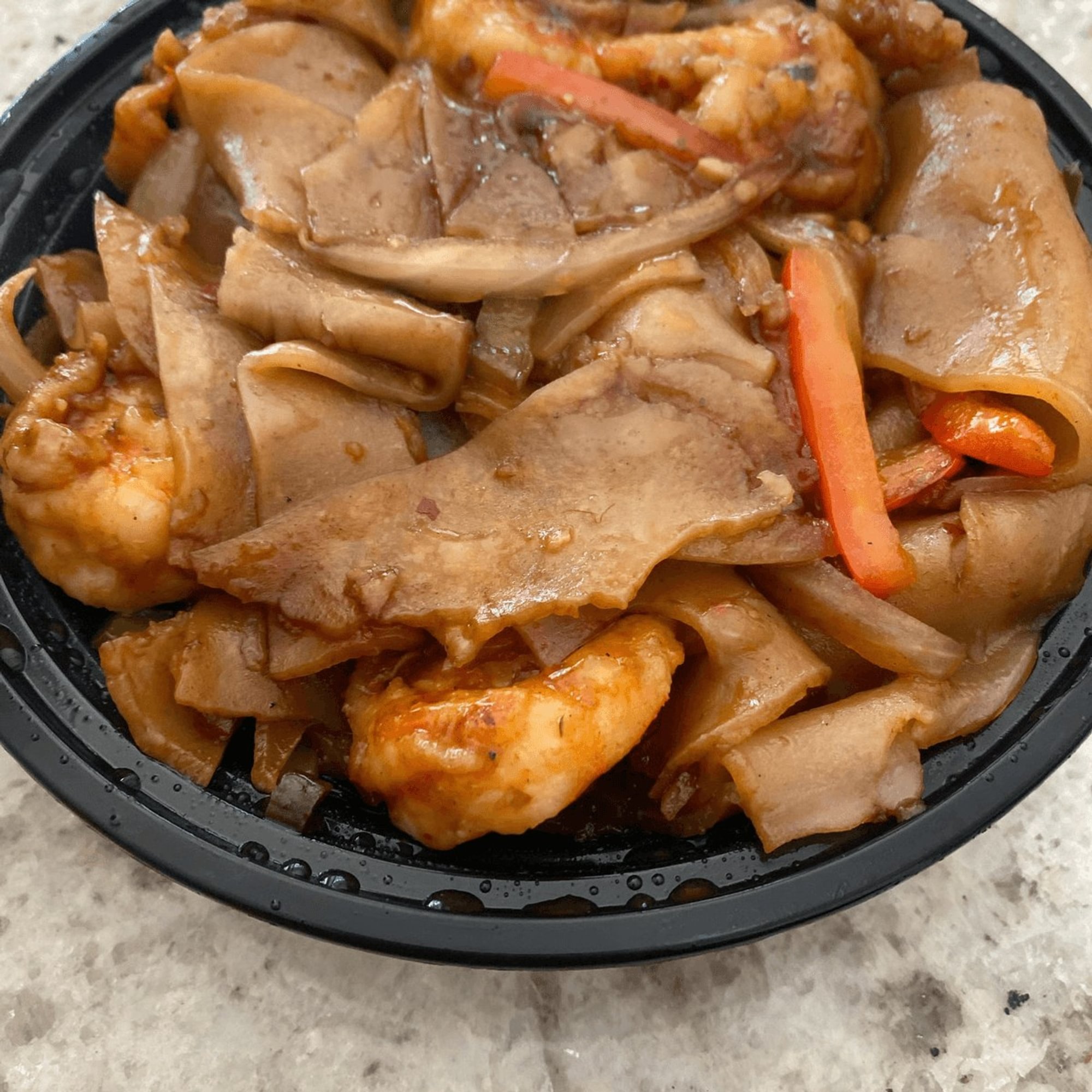 Drunken Noodle Shrimp