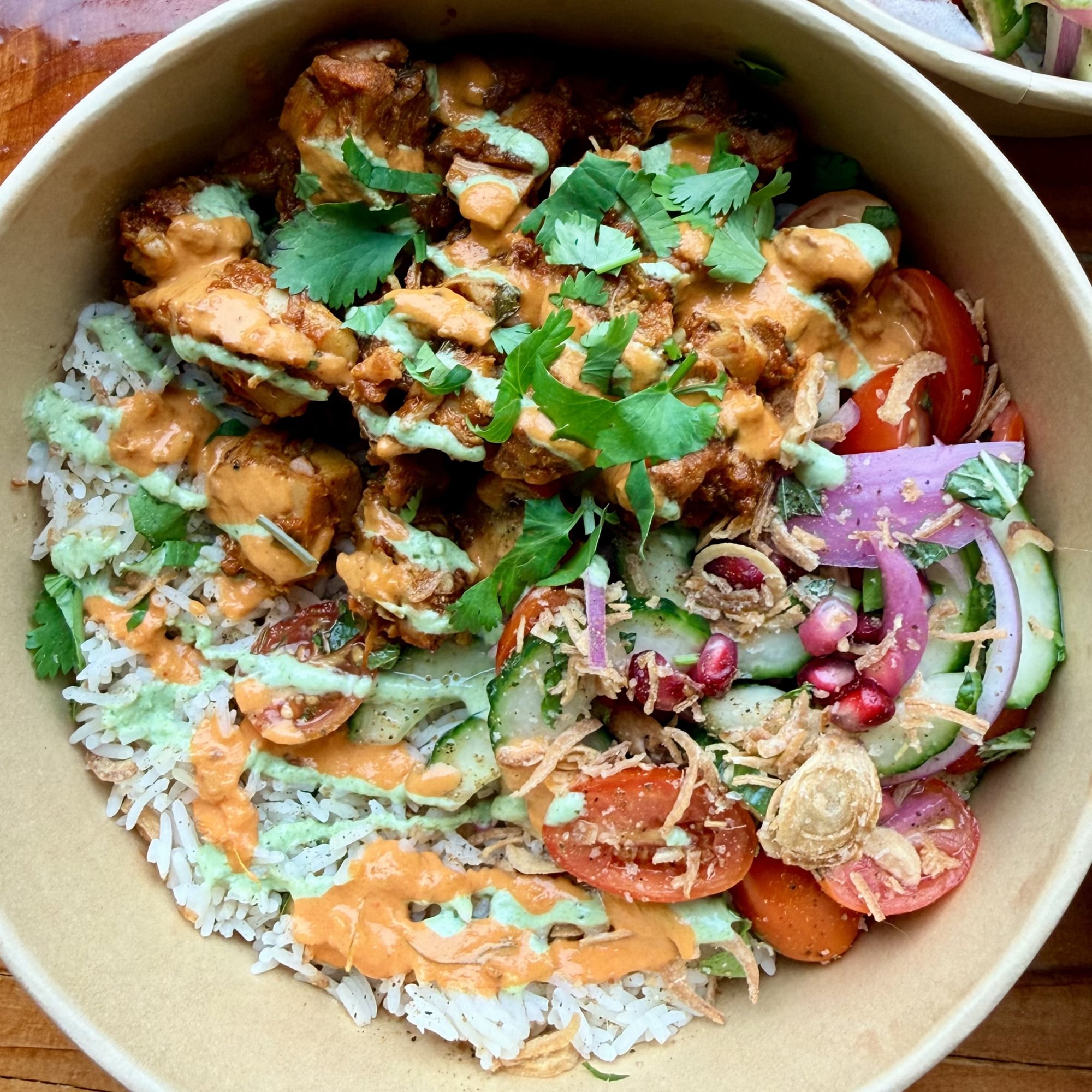 Chicken Tikka Rice Bowl