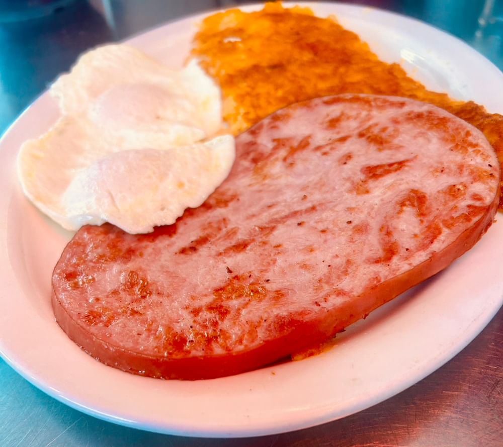 Ham Steak and Eggs