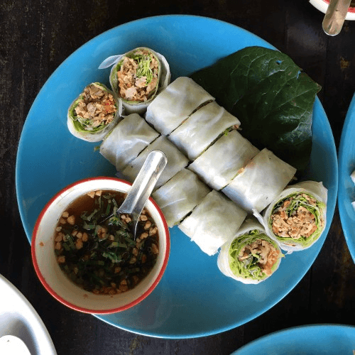 A5. Fresh spring rolls w/ Grilled Chicken (GC Ga)