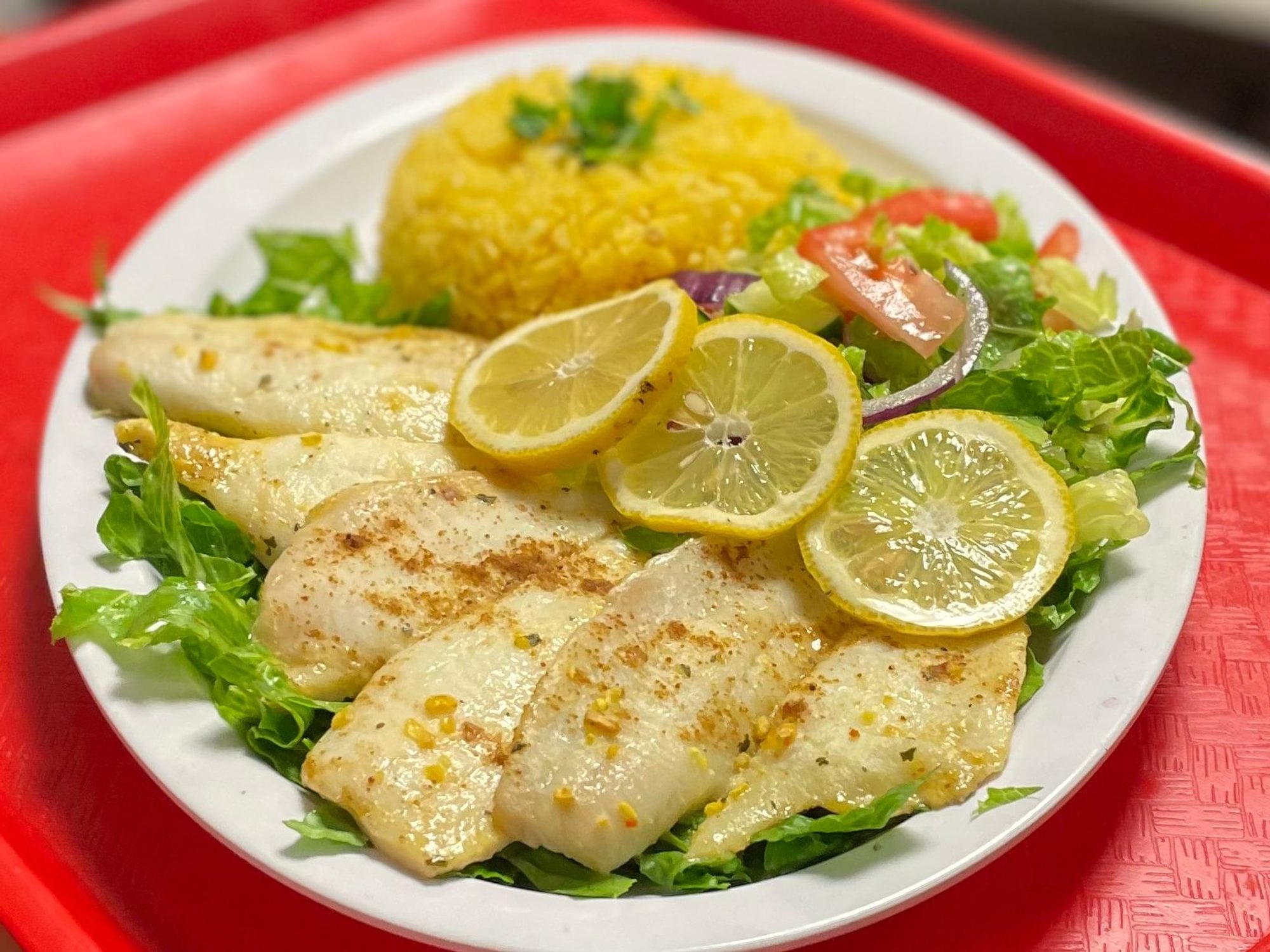 Baked Flounder