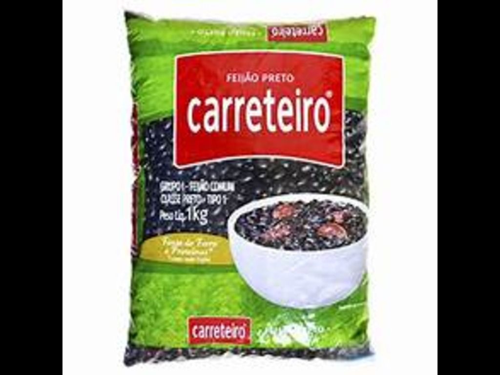 Feijao Preto 1kg - Carreteiro