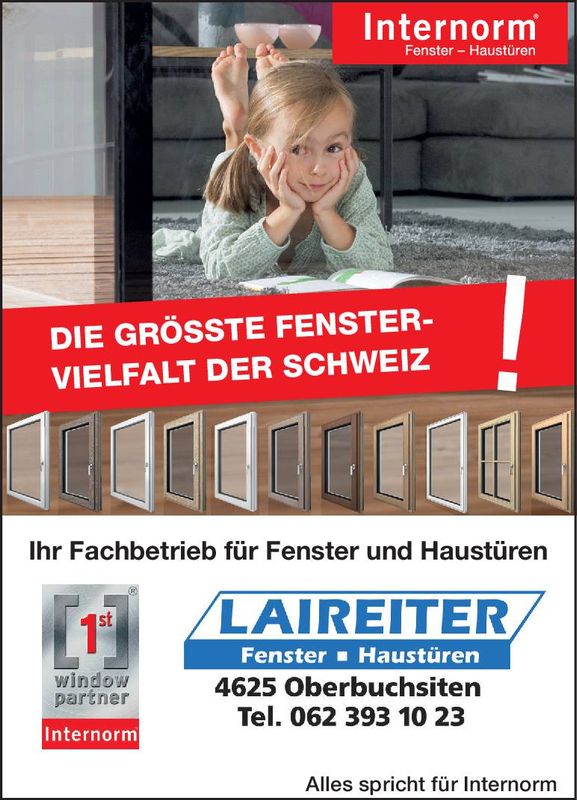 Laireiter Fenster + Haustüren, Internorm-Fachbetrieb