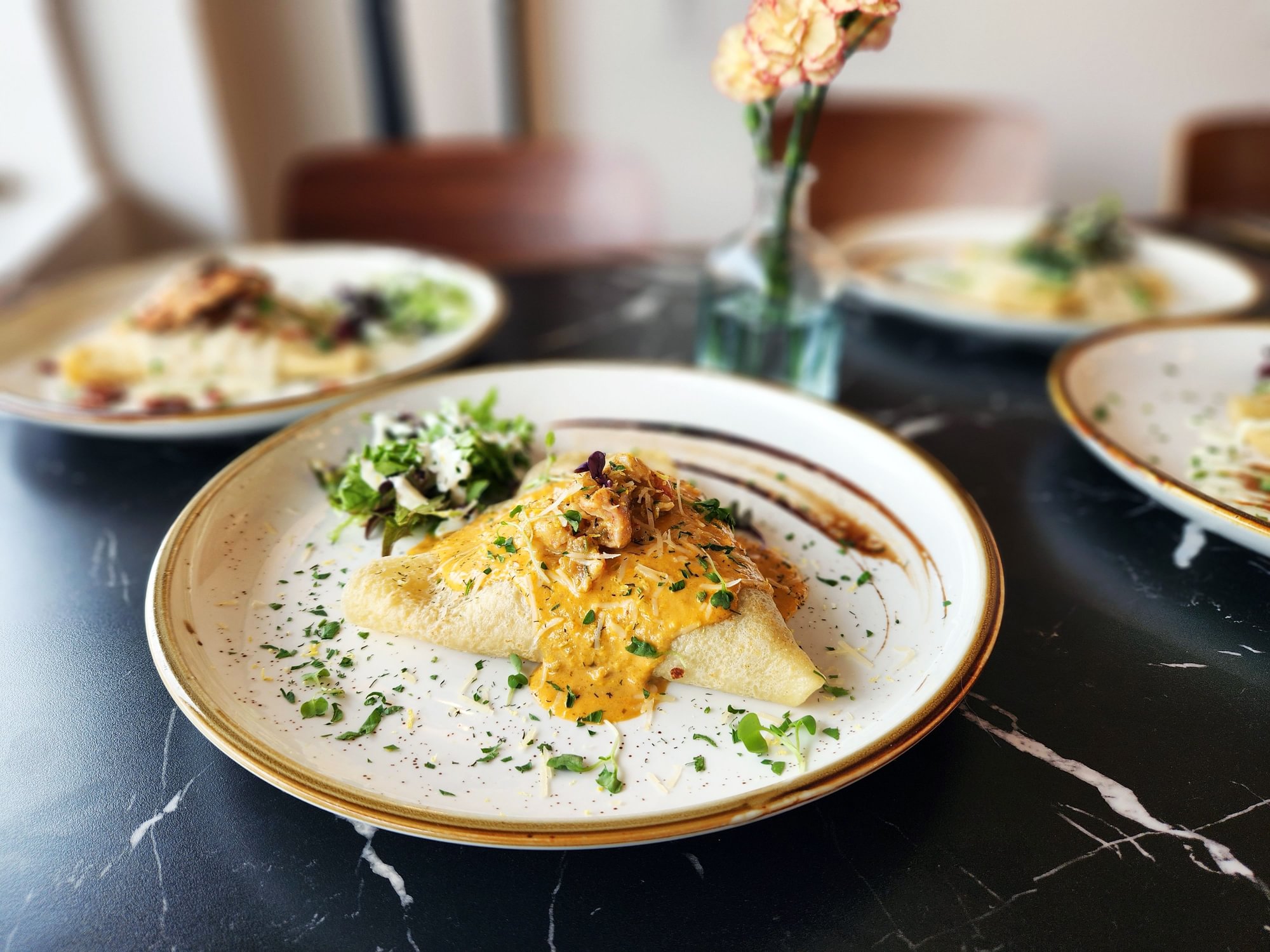 Lobster & Shrimp Crêpe