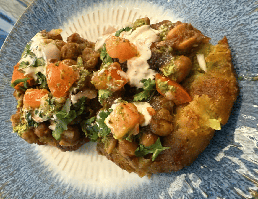 Aloo Tikki Chaat