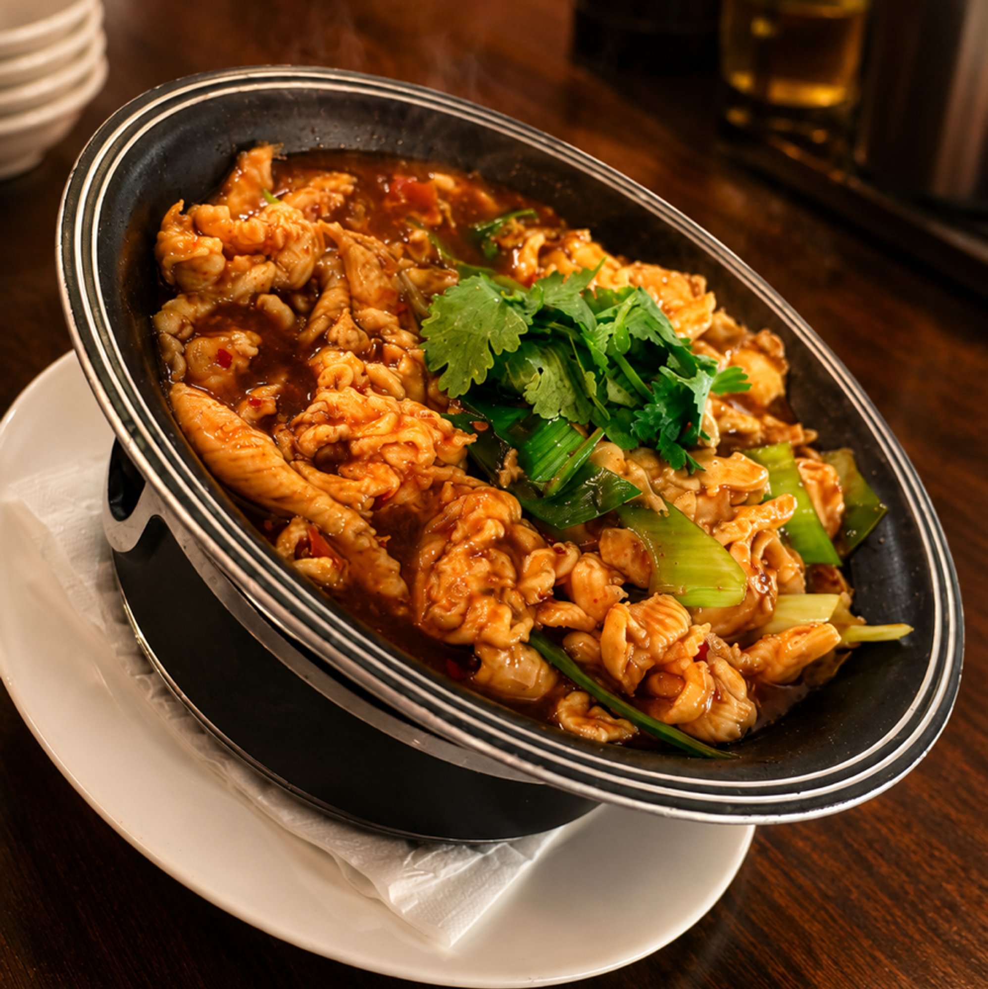 Spicy Braised Chicken Casserole / 五更成都鸡