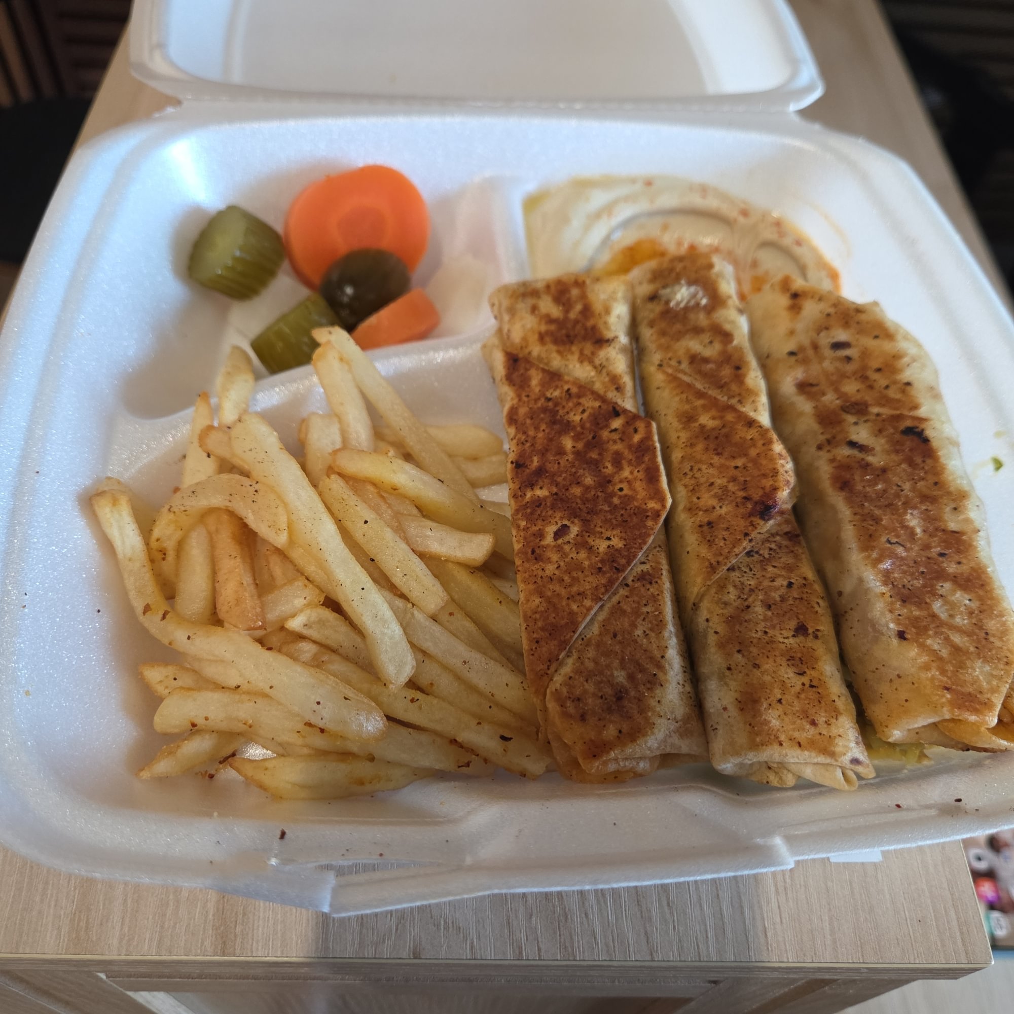 Chicken Roll Plate