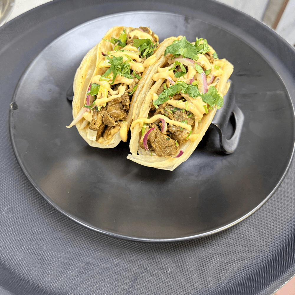 Cafreal Chicken Paratha Tacos