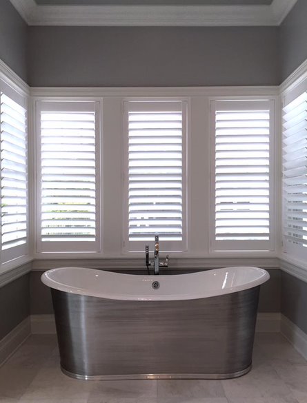 Beautiful Composite Shutters for Bathroom