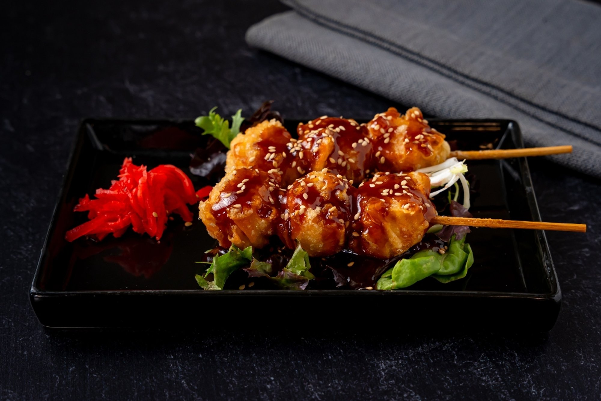 Tempura Shumai Skewers