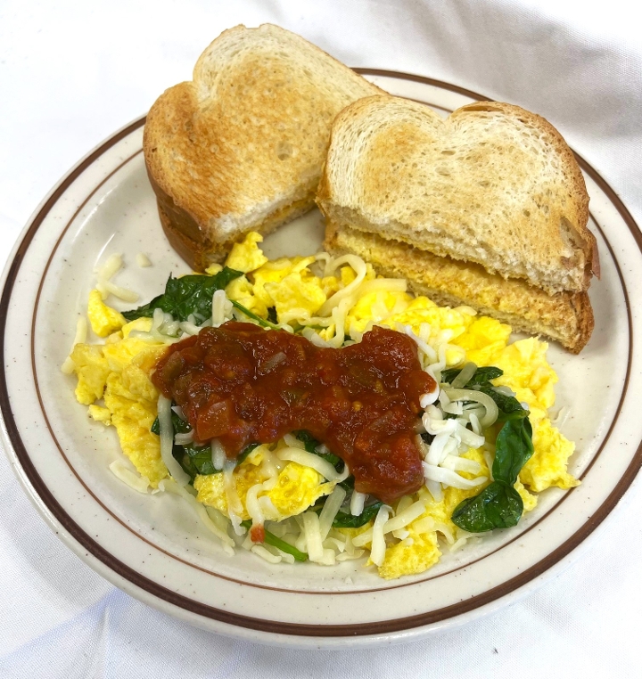 Egg Spinach Scramble