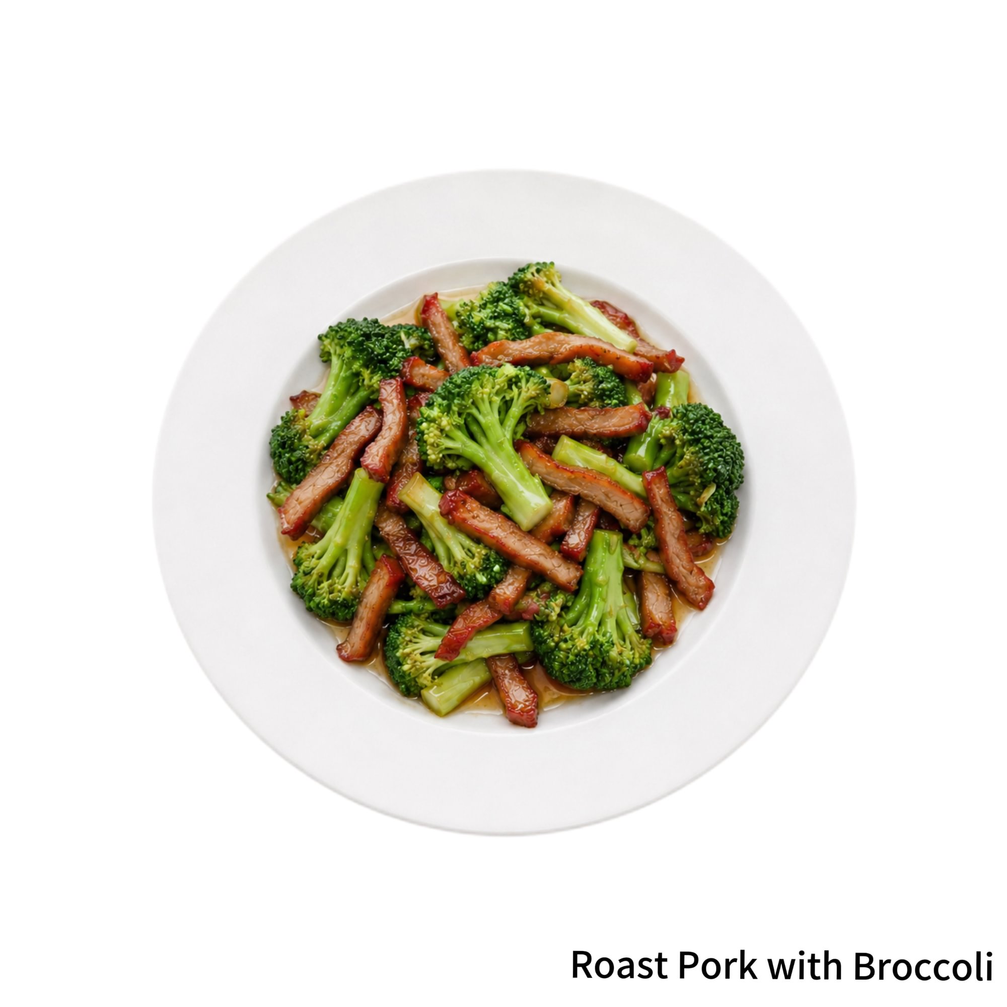 Roast Pork with Broccoli