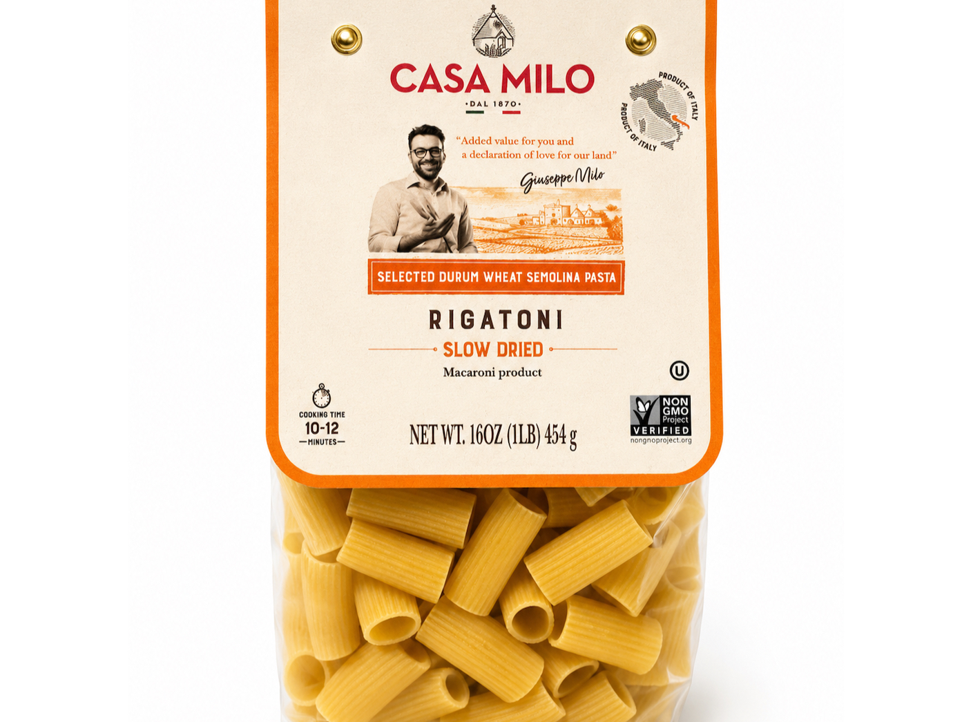 Casa Milo Rigatoni Slow Dried Pasta