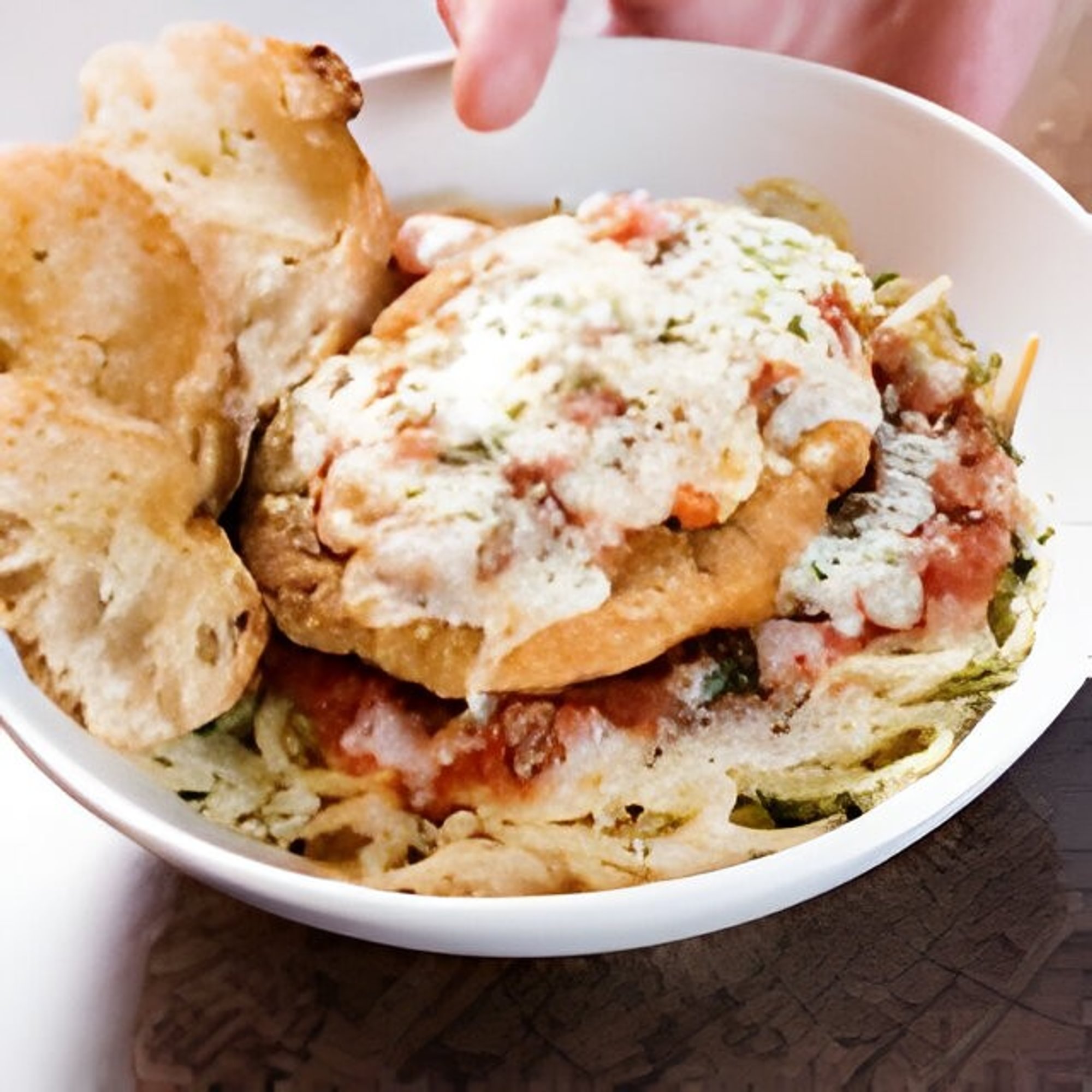 Breast of Chicken Parmigiana