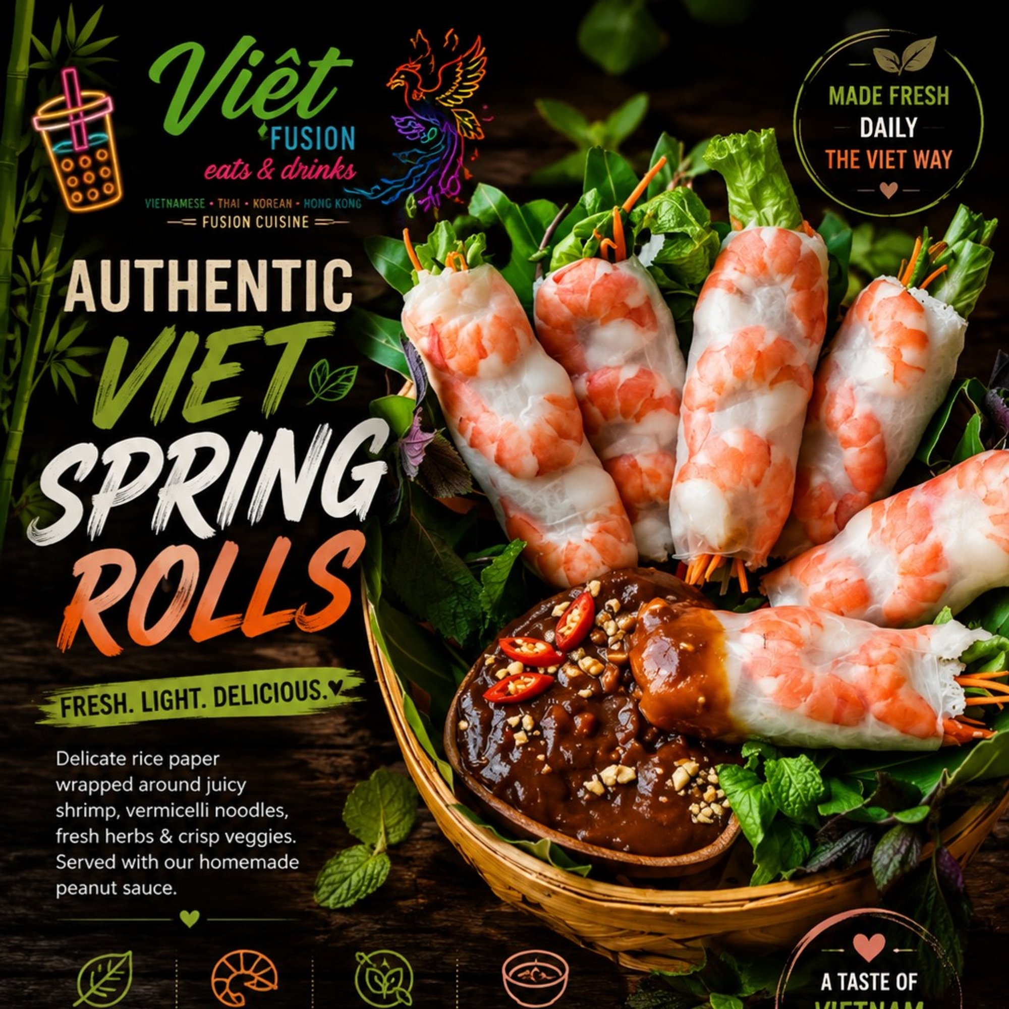 M2.Vietnamese Spring Rolls
