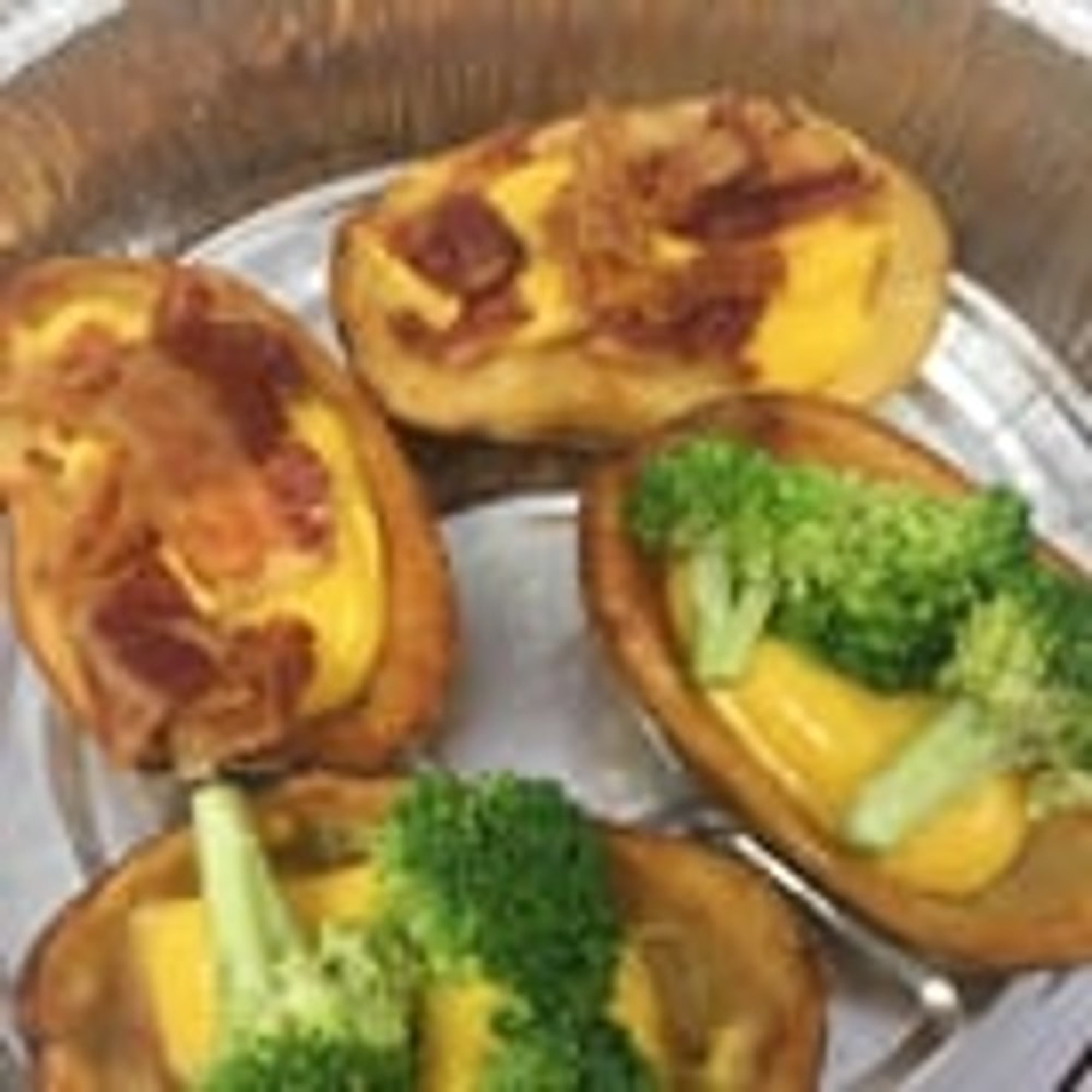 Potato Skins - With Broccoli & Cheese