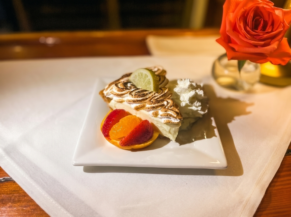 Key Lime Pie with Homemade Marshmallow & Chantilly Cream