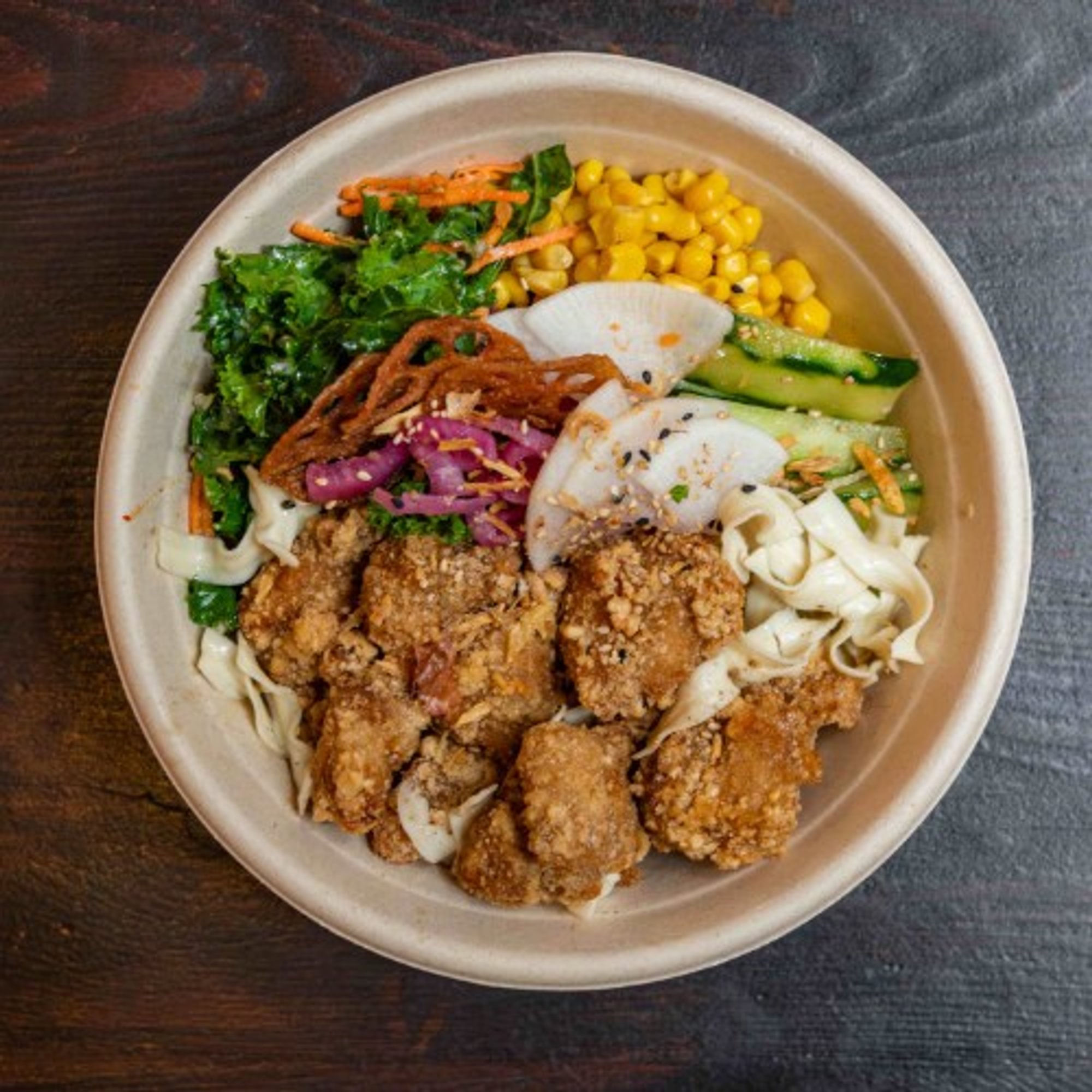 N3) Popcorn Chicken Noodles