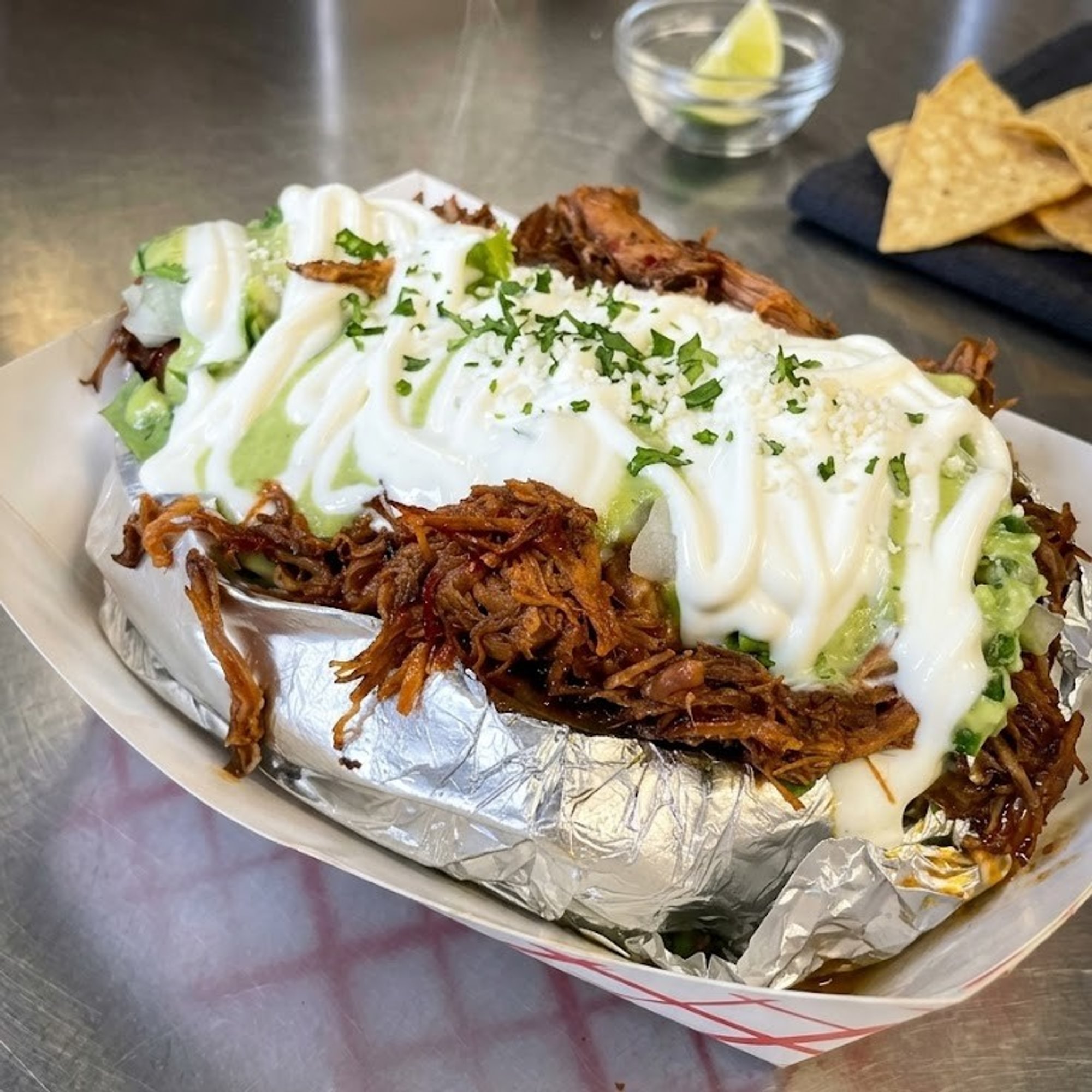 Birria Baked Potato