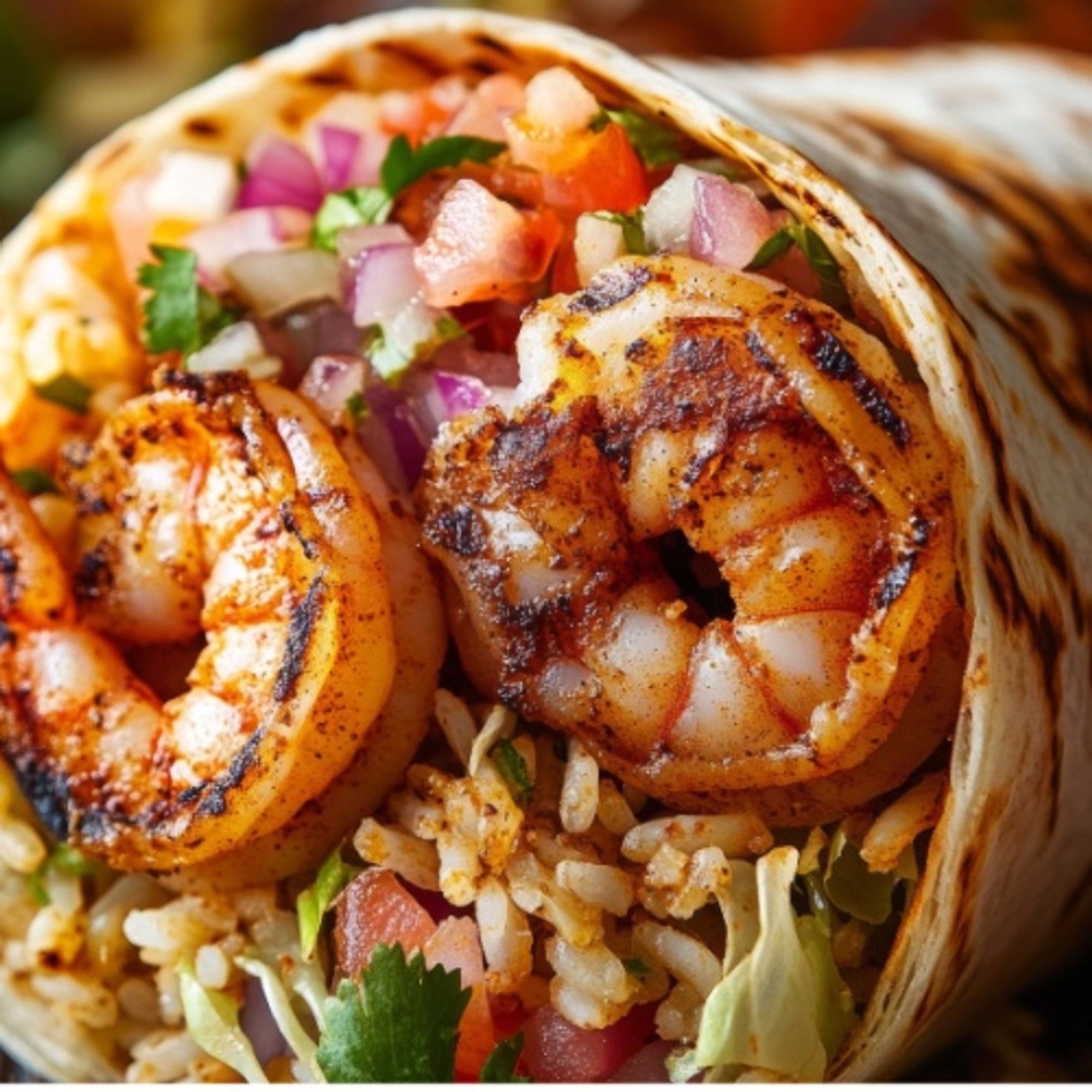 Shrimp Burrito bowl