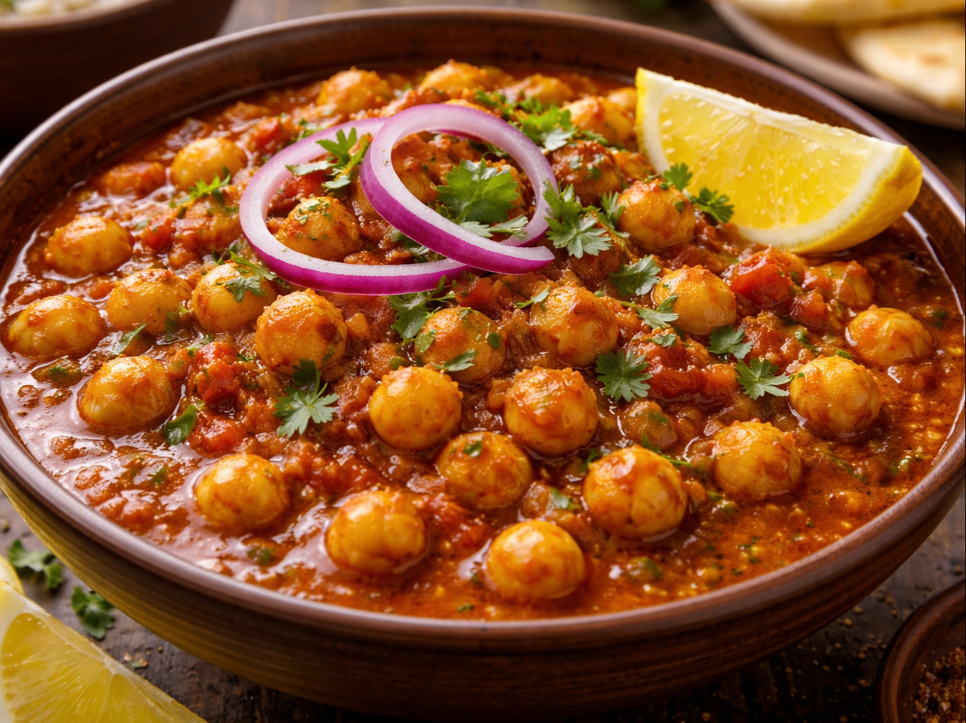 Channa Masala w/Rice