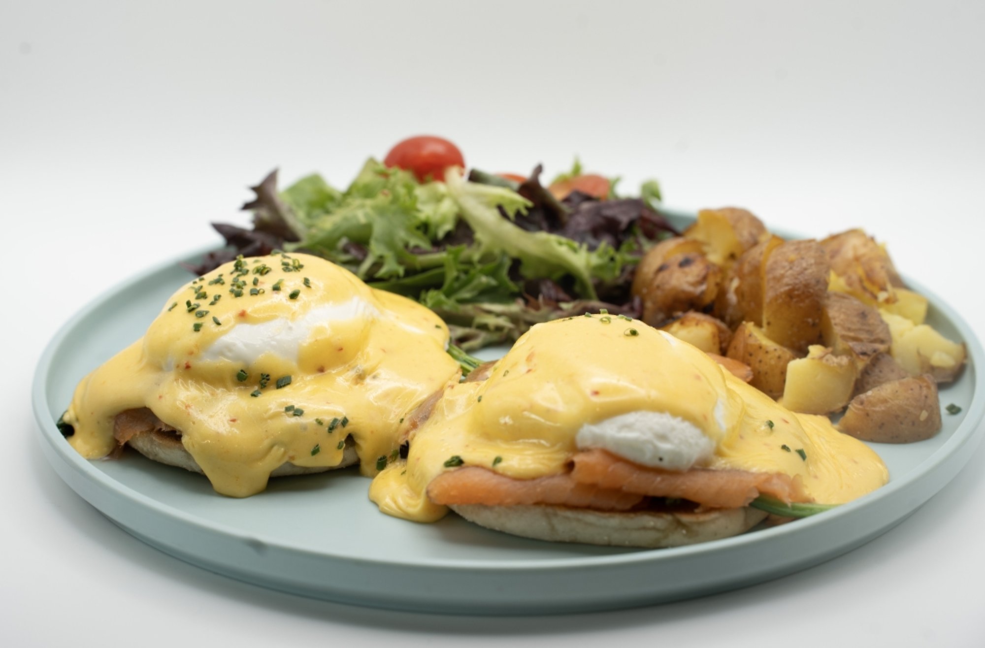 Smoked Salmon Eggs Benedict
