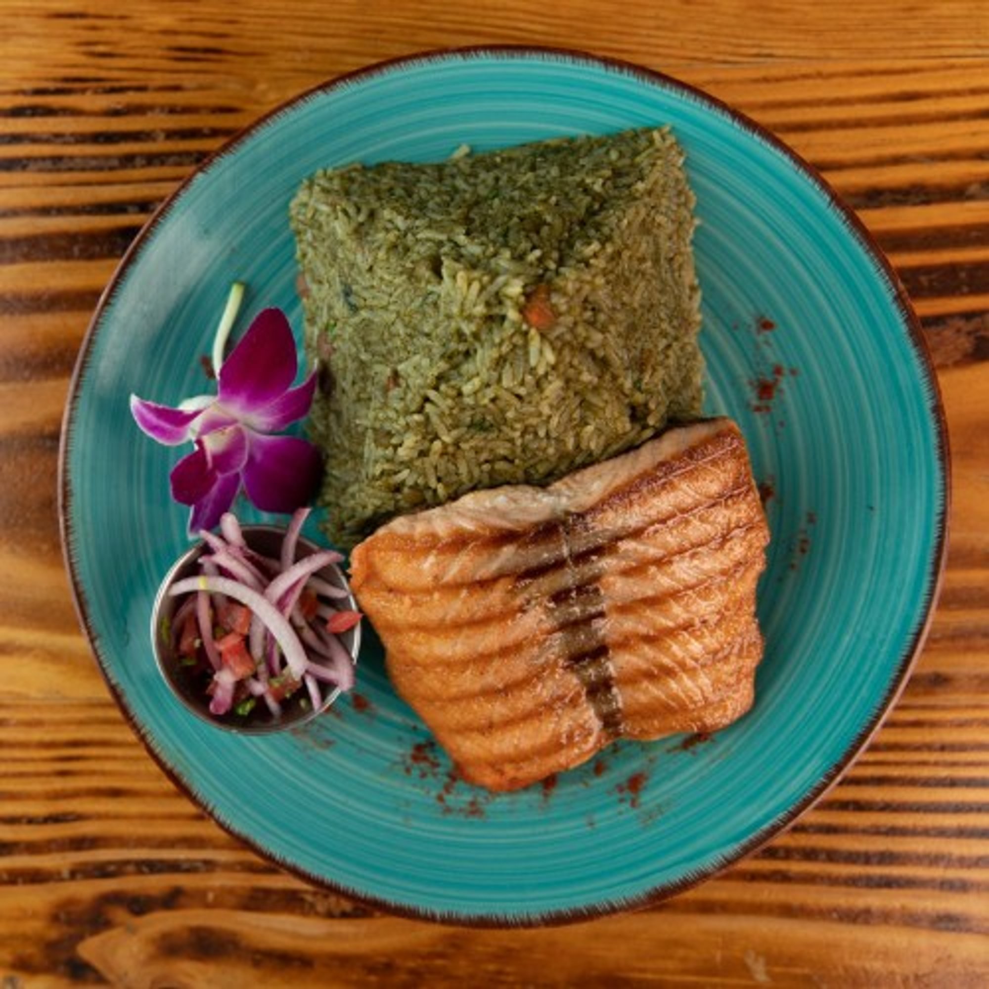 Arroz Norteño Con Salmon