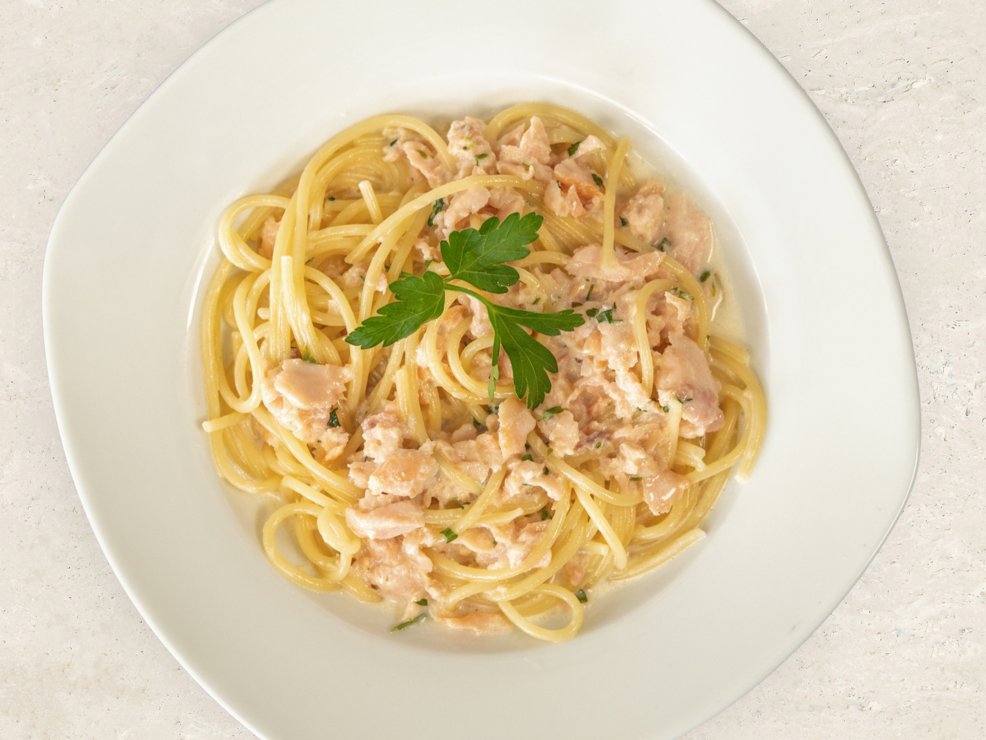 Carbonara di Salmone